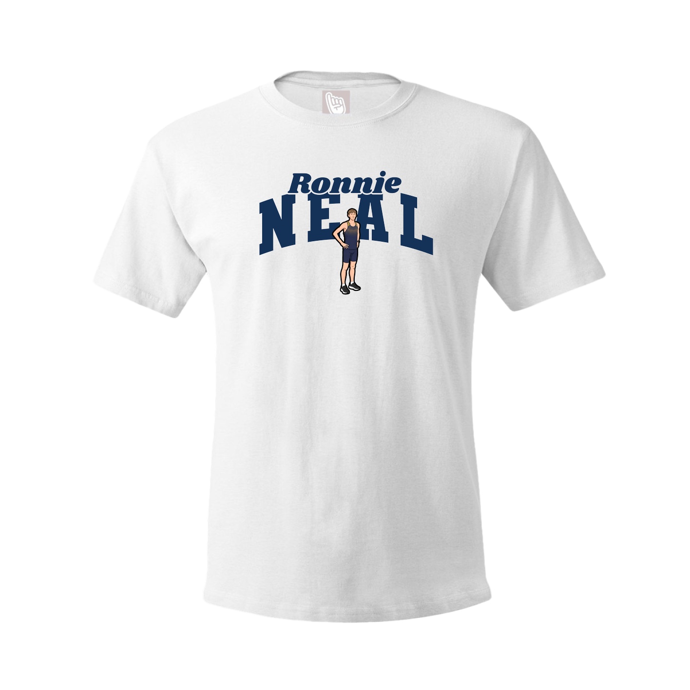 Youth Tee — Signature Arch in White