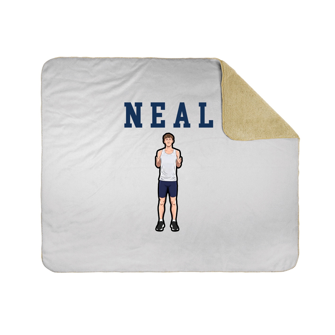 Throw Blanket — Shirsey in White
