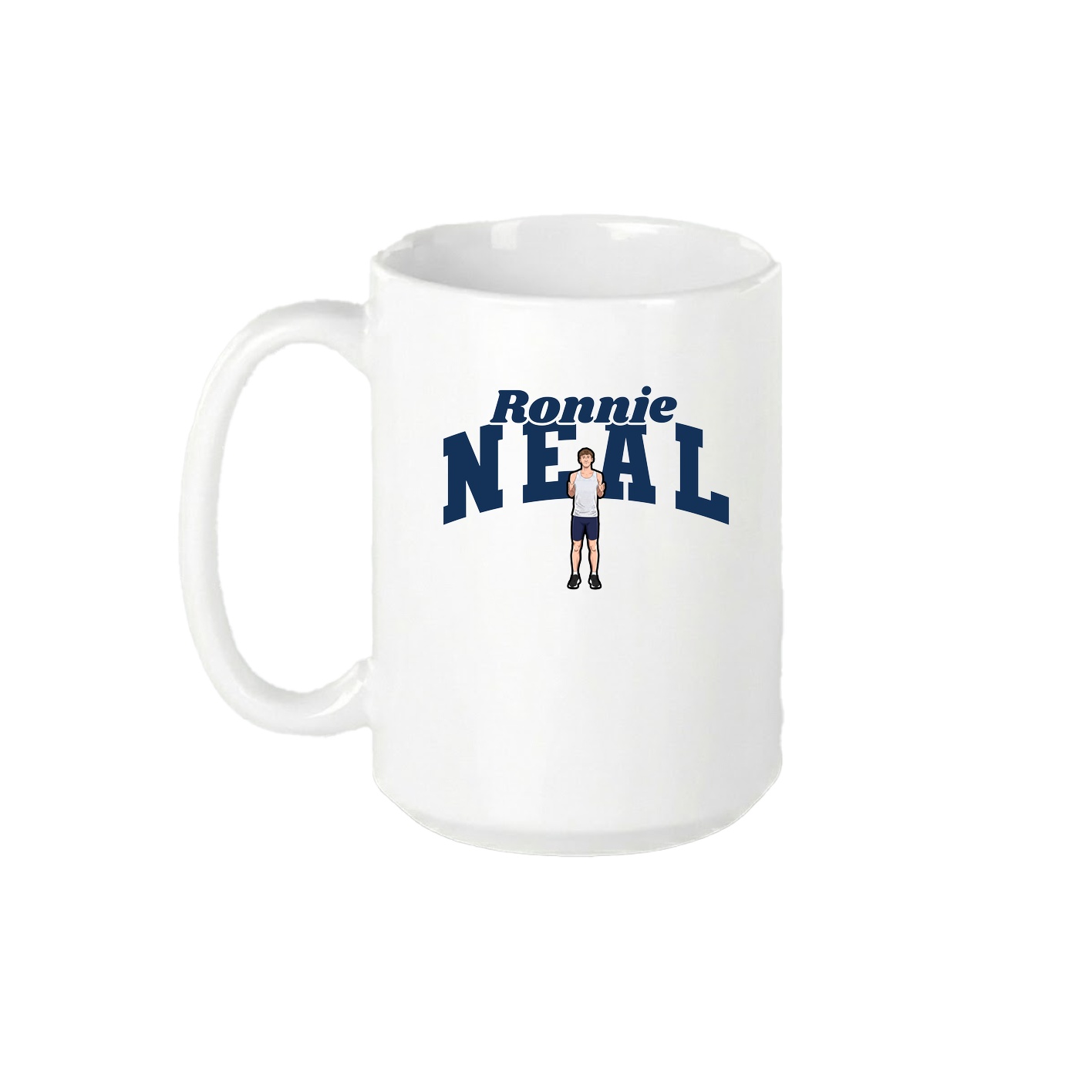 15oz Coffee Mug — Signature Arch in White