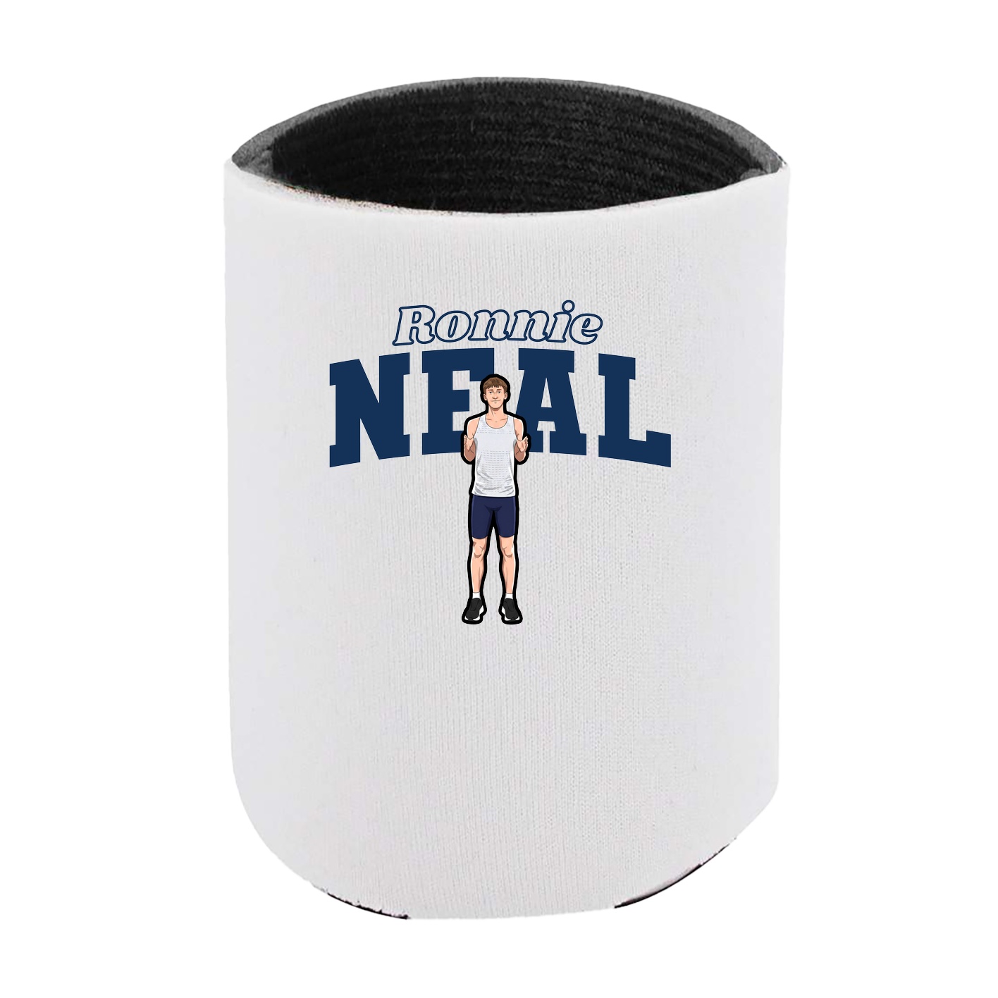 Can Holder — Name Arch in White