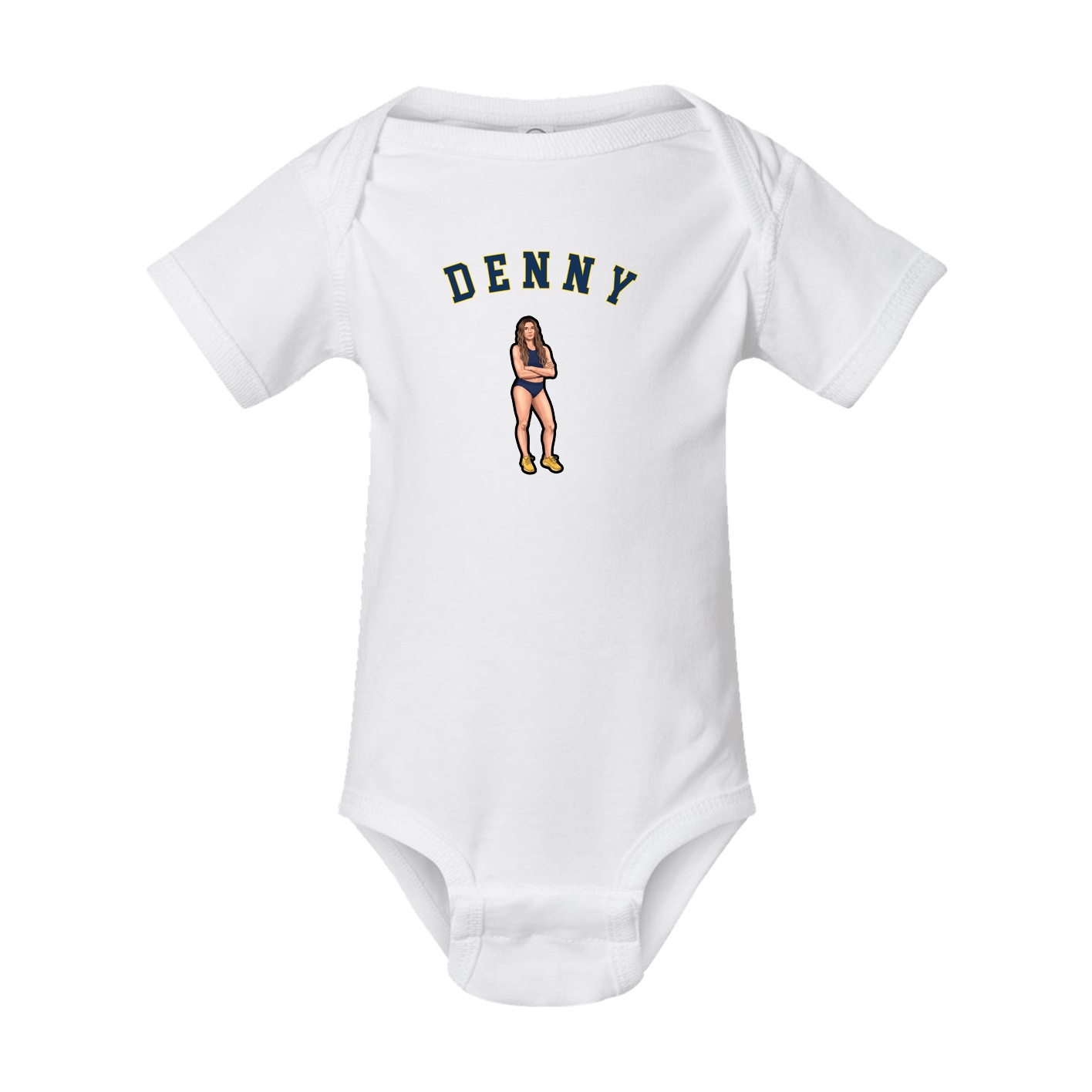Baby Onesie — Shirsey Arch in White