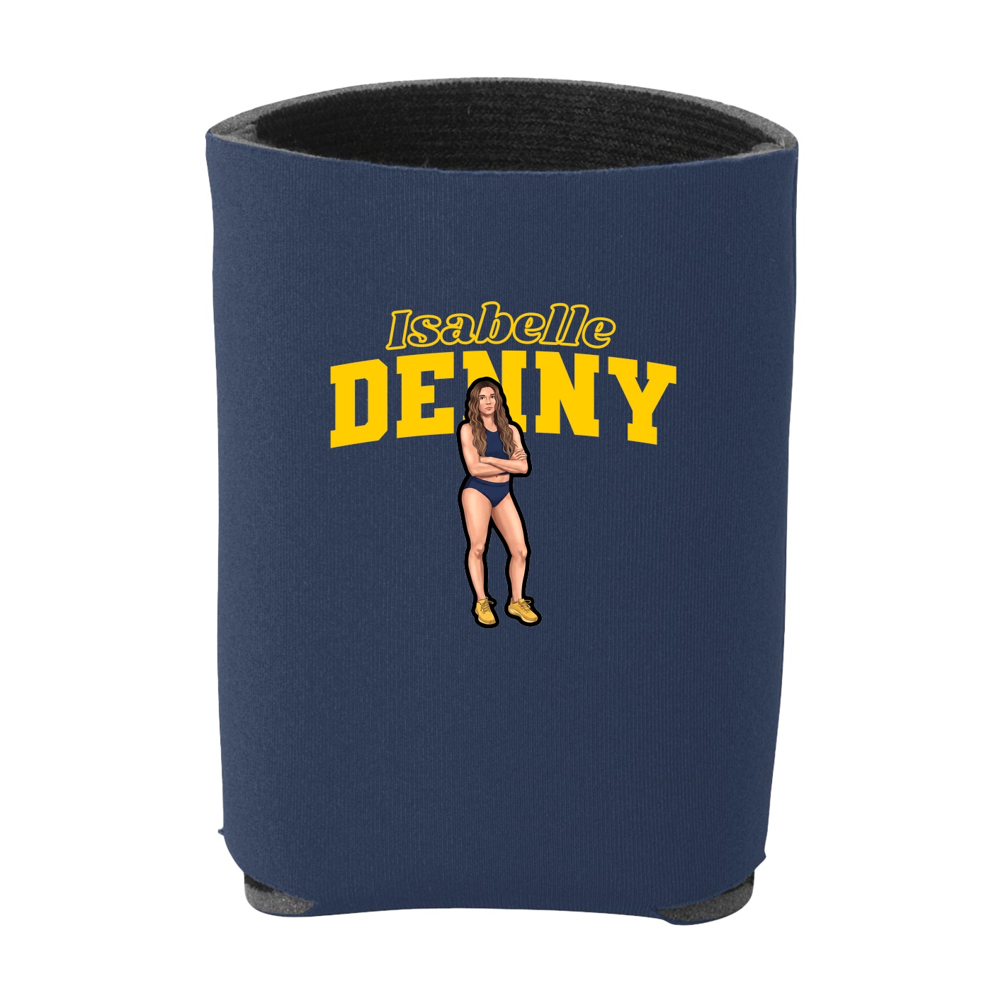Can Holder — Name Arch in Navy