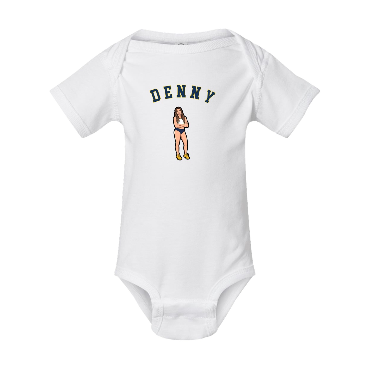 Baby Onesie — Shirsey Arch in White