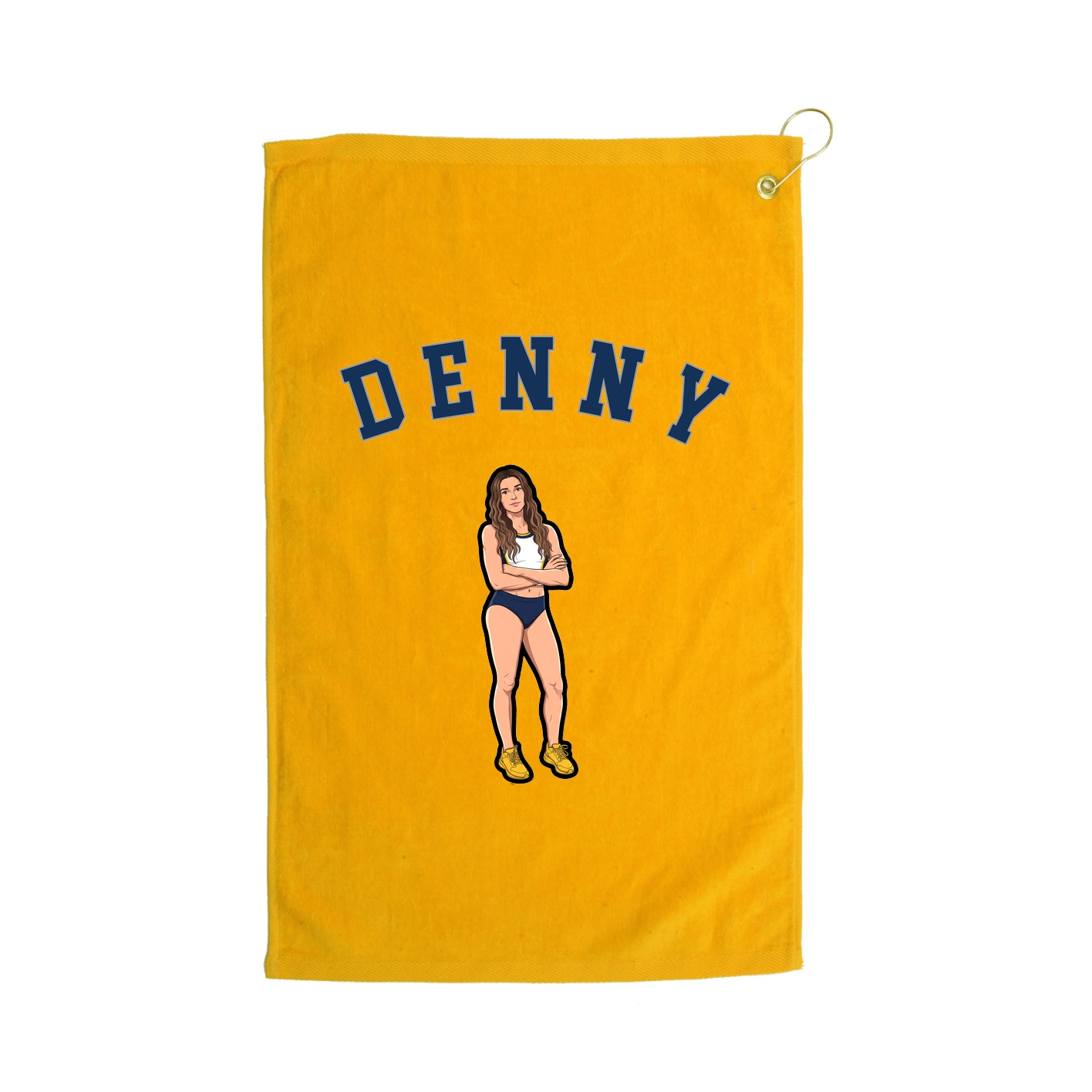 Golf Towel — Shirsey Arch in Gold