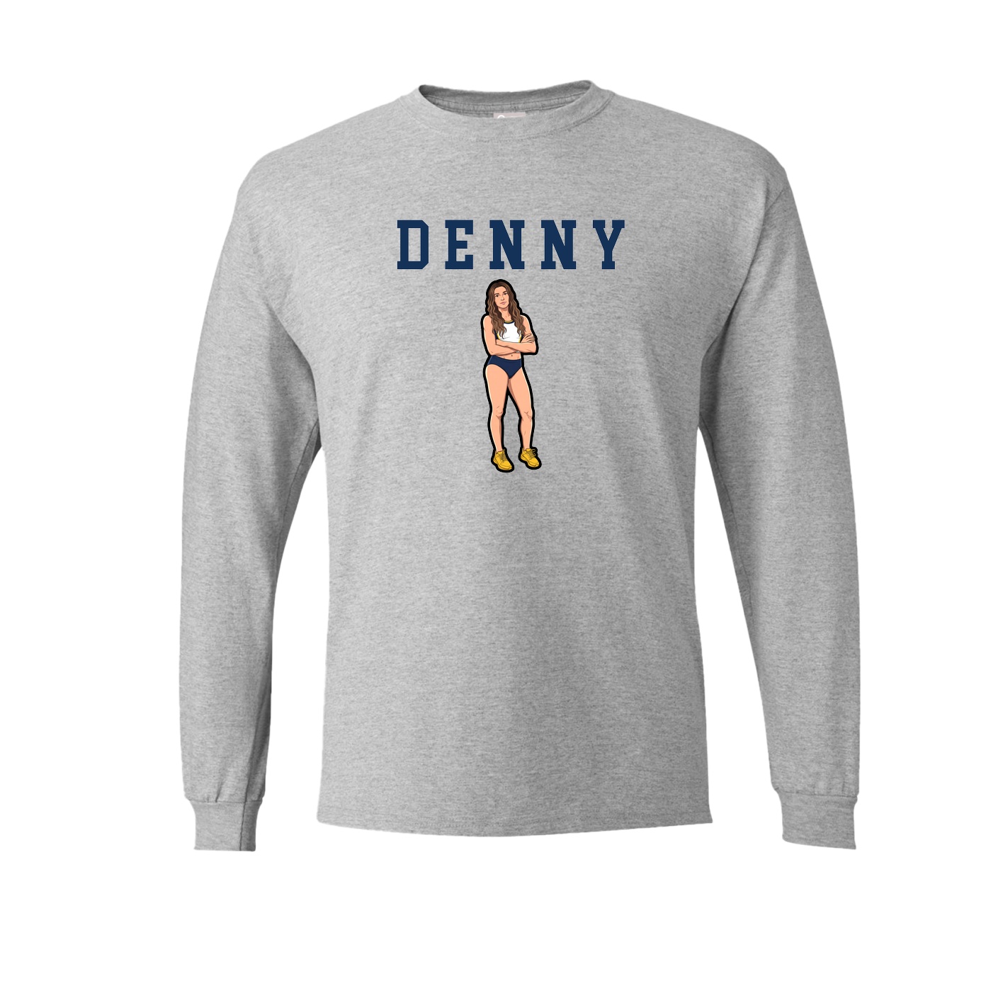 Long Sleeve Tee — Shirsey in Grey