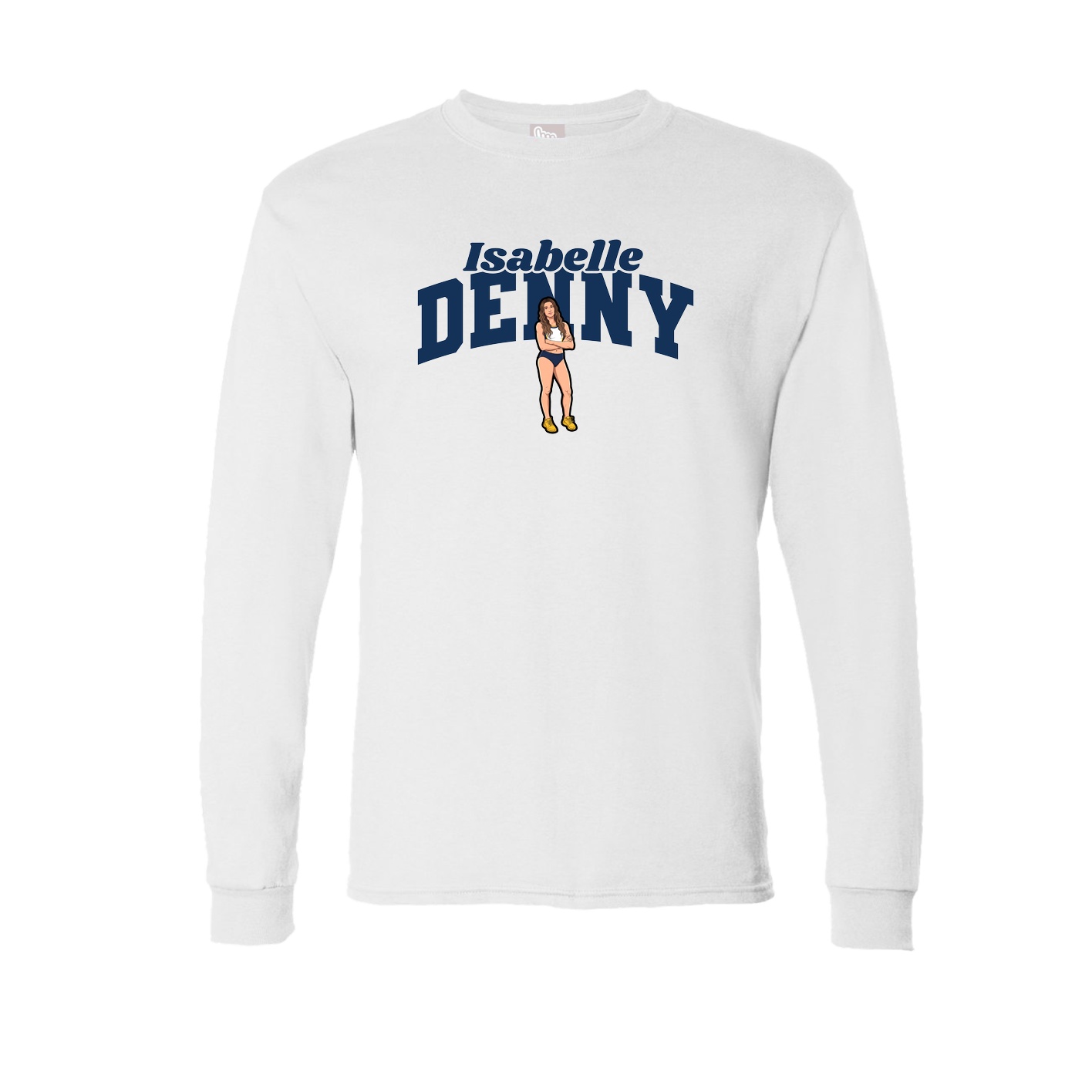 Long Sleeve Tee — Signature Arch in White