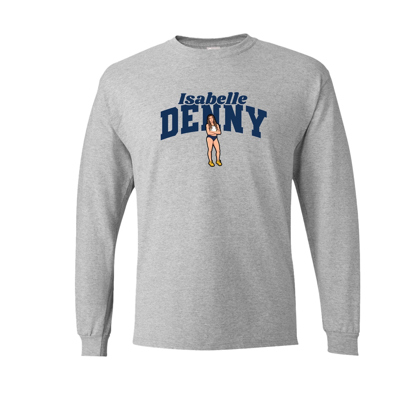Long Sleeve Tee — Signature Arch in Grey