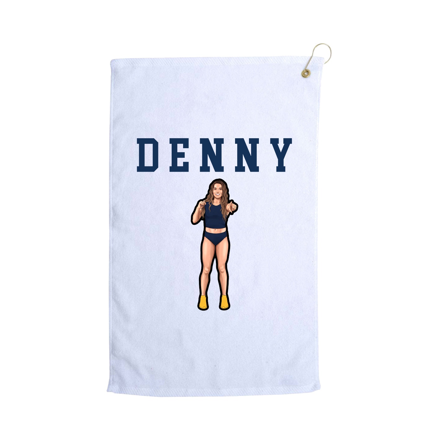 Golf Towel — Shirsey in White