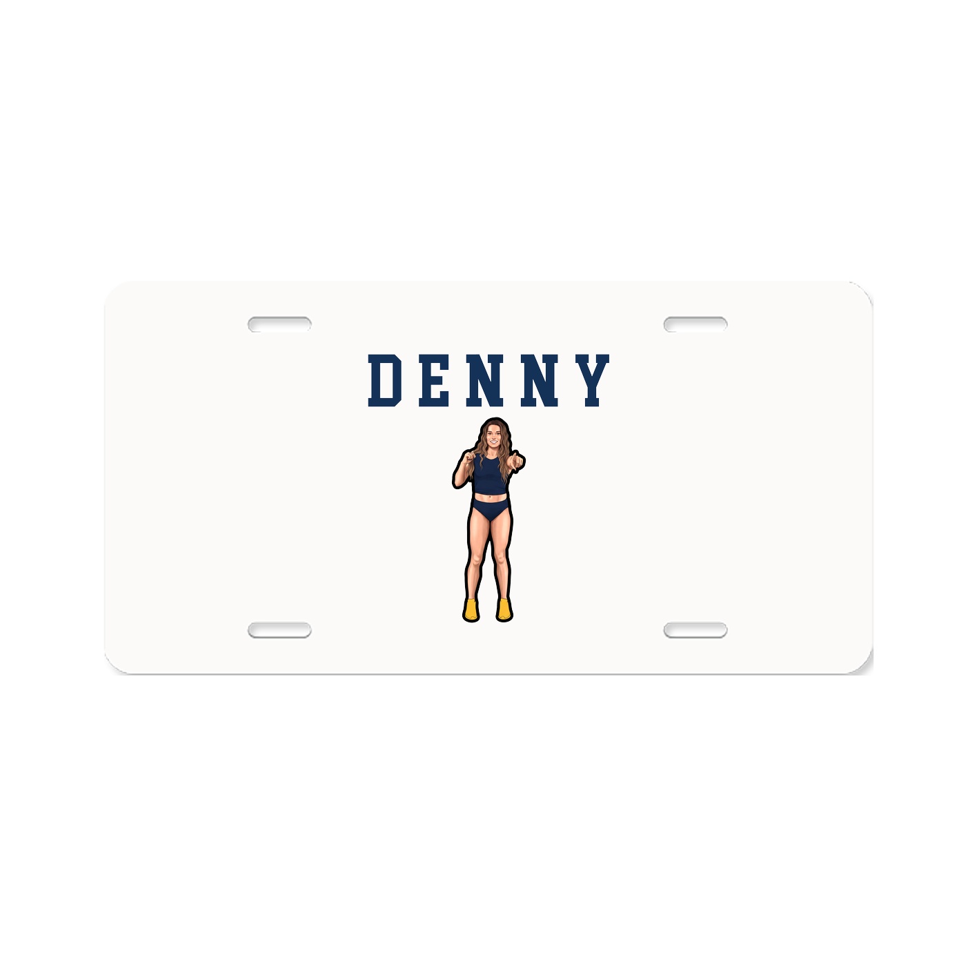 License Plate — Shirsey in Classic