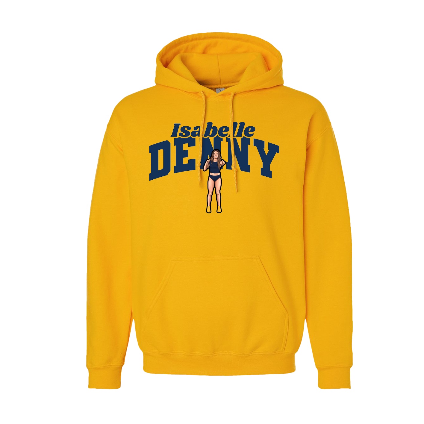 Hoodie — Signature Arch in Gold