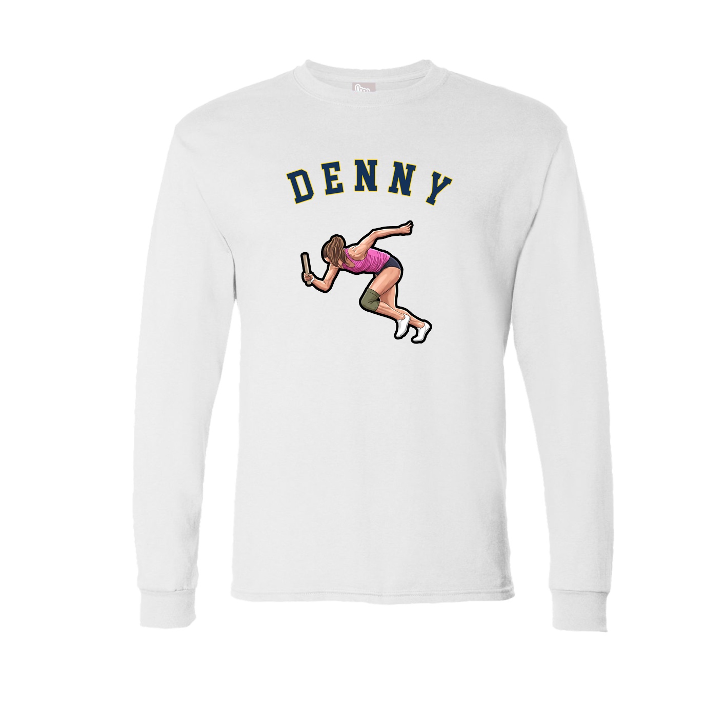 Long Sleeve Tee — Shirsey Arch in White