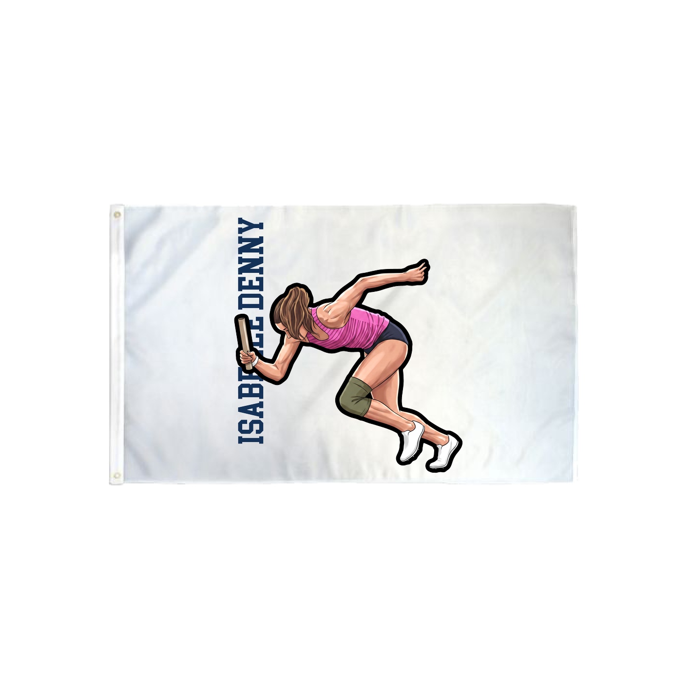 3x5 Flag — Name Vertical in Classic