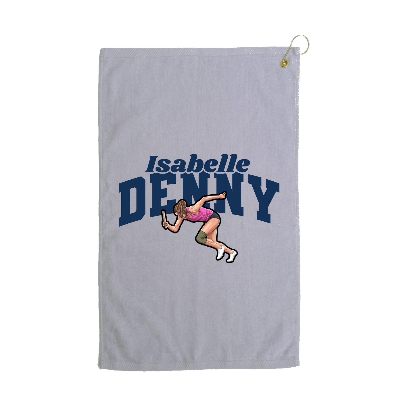 Golf Towel — Signature Arch in Grey
