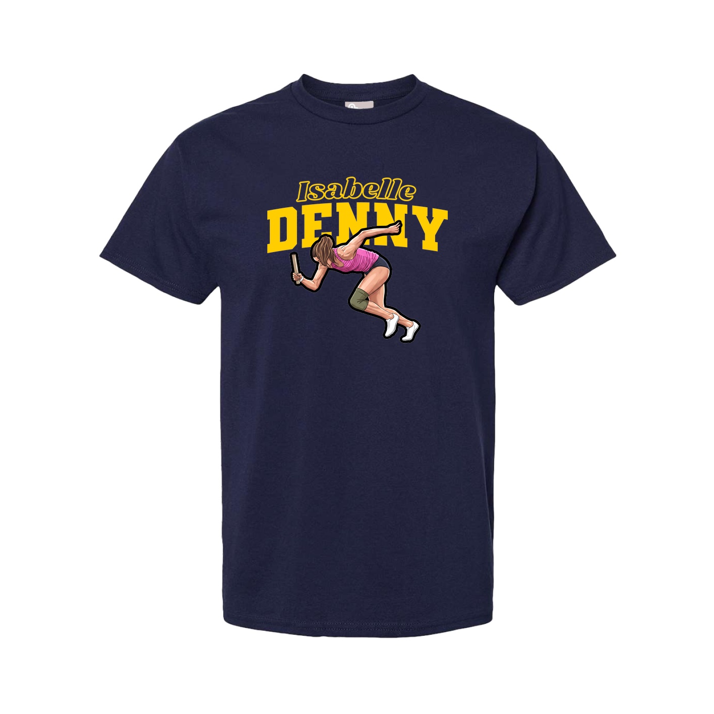 Tee — Name Arch in Navy