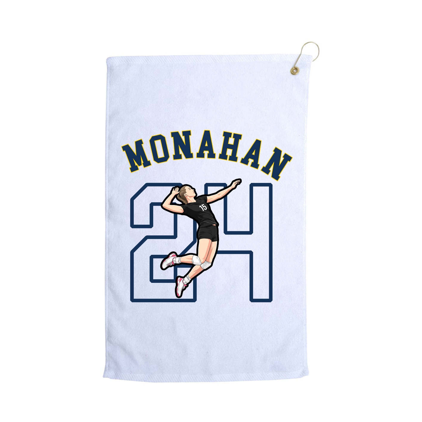 Golf Towel — Shirsey Arch in White