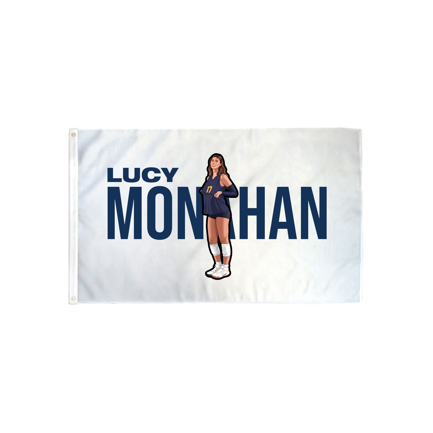 3x5 Flag — Player Name in Classic