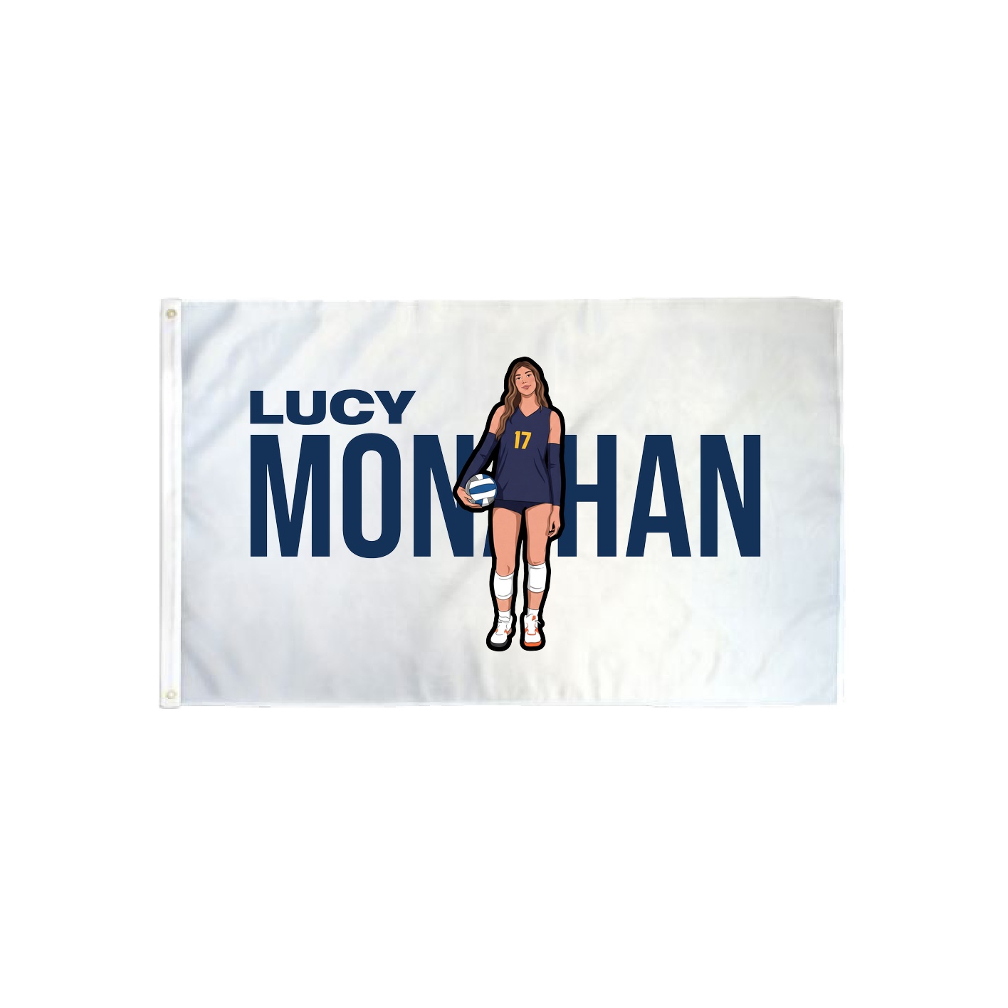 3x5 Flag — Player Name in Classic
