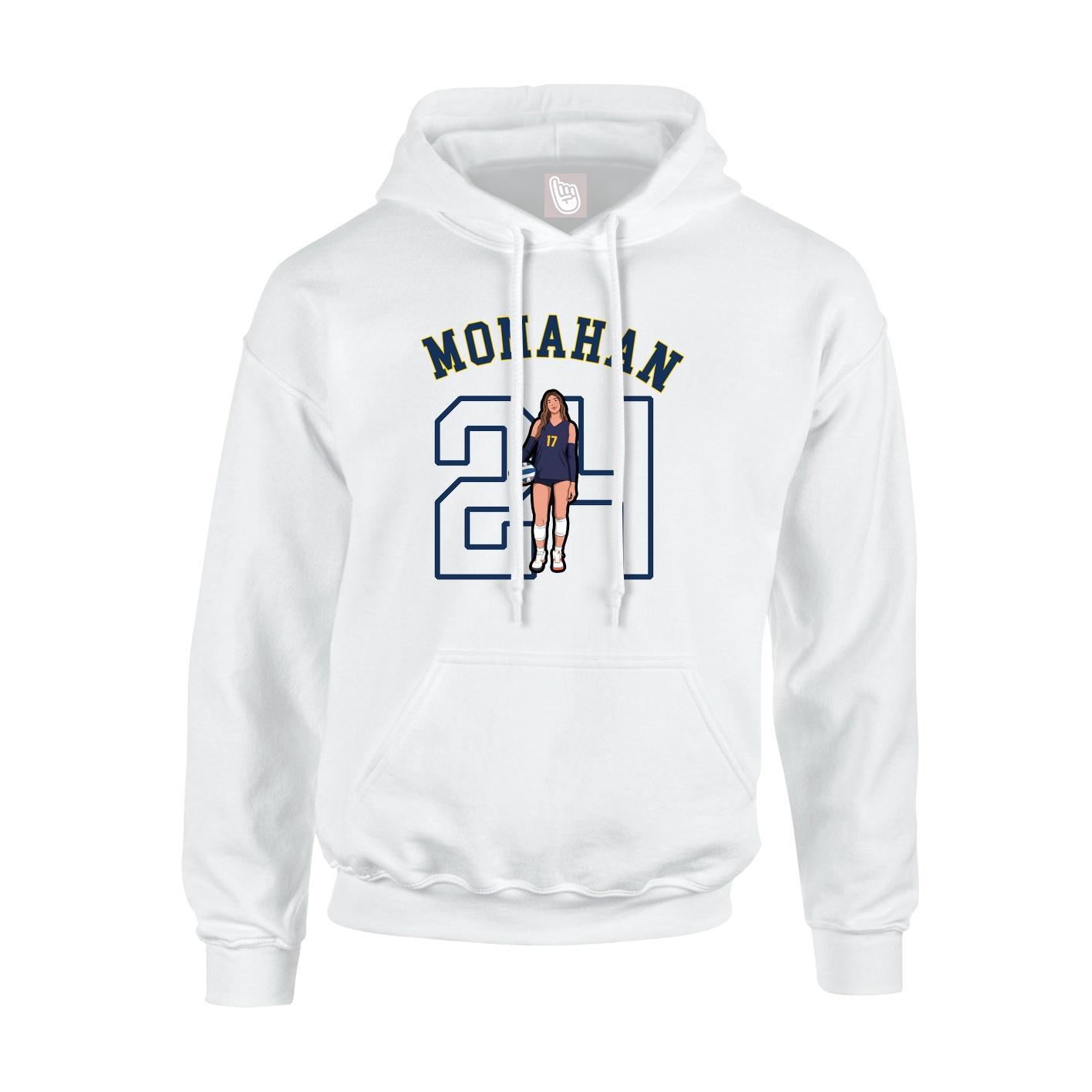 Hoodie — Shirsey Arch in White