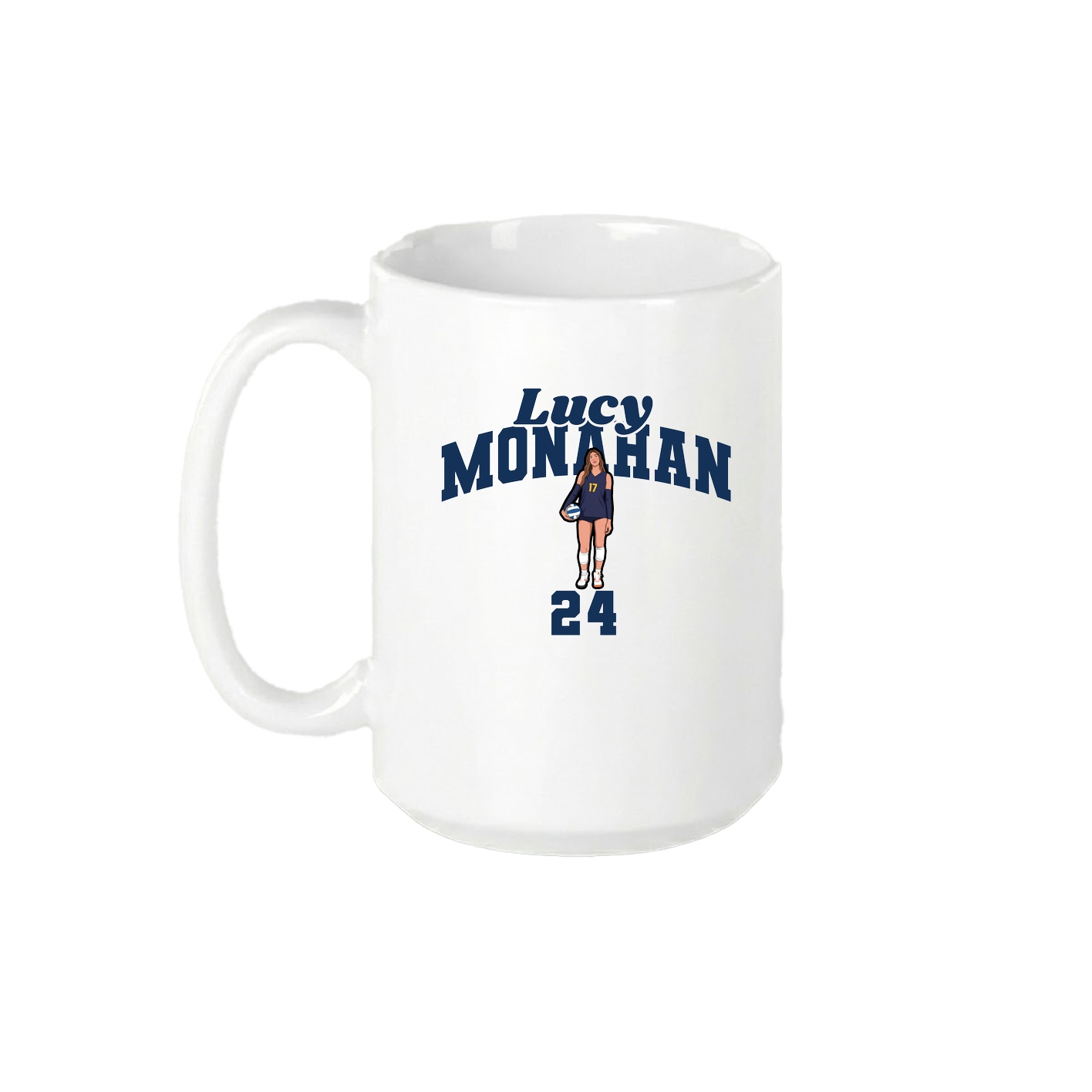 15oz Coffee Mug — Signature Arch in White