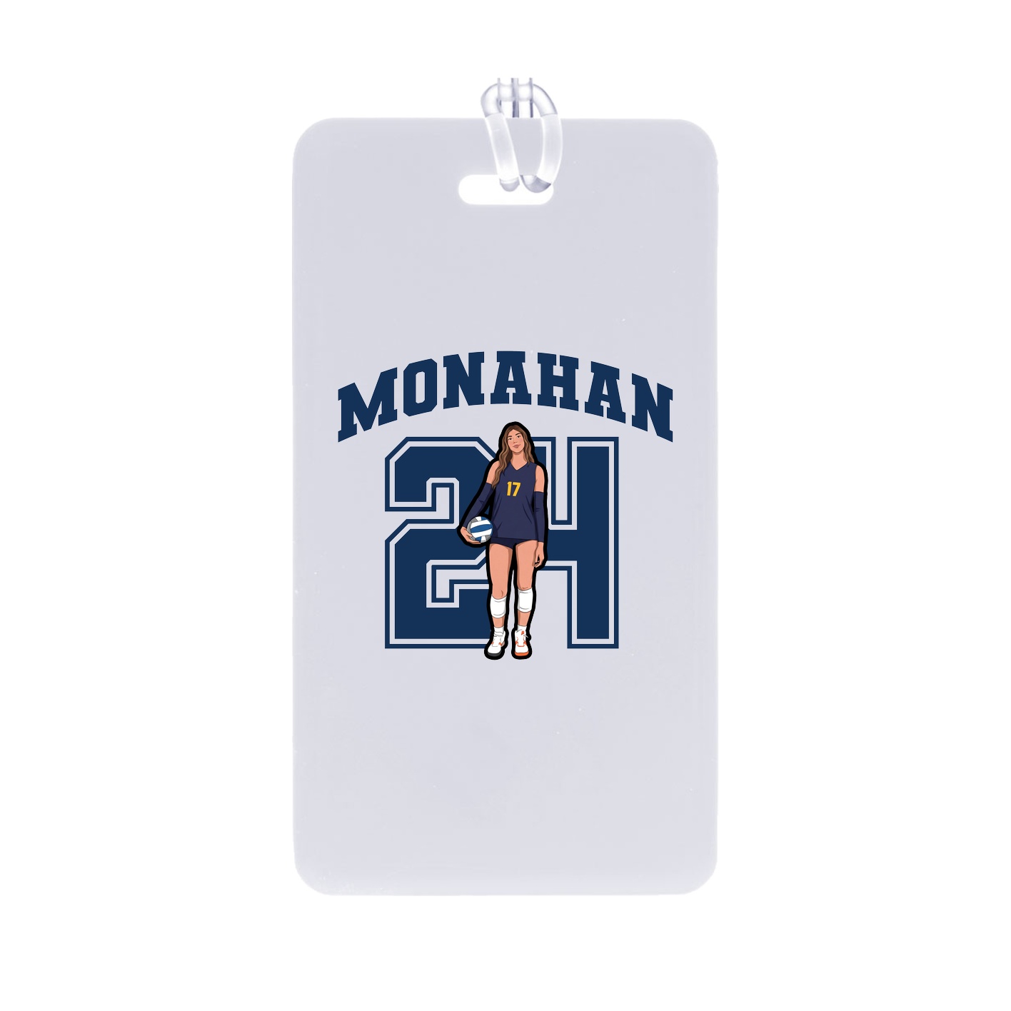 Bag Tag — Number in Classic