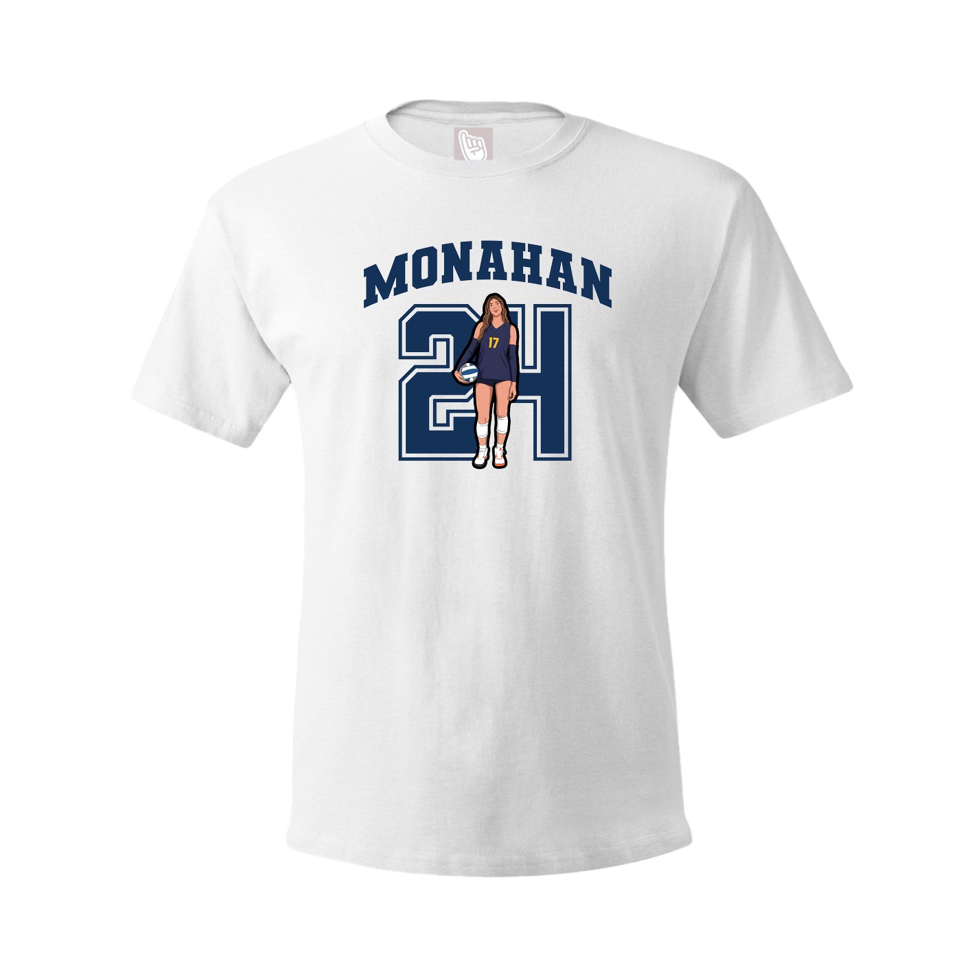 Tee — Number in White