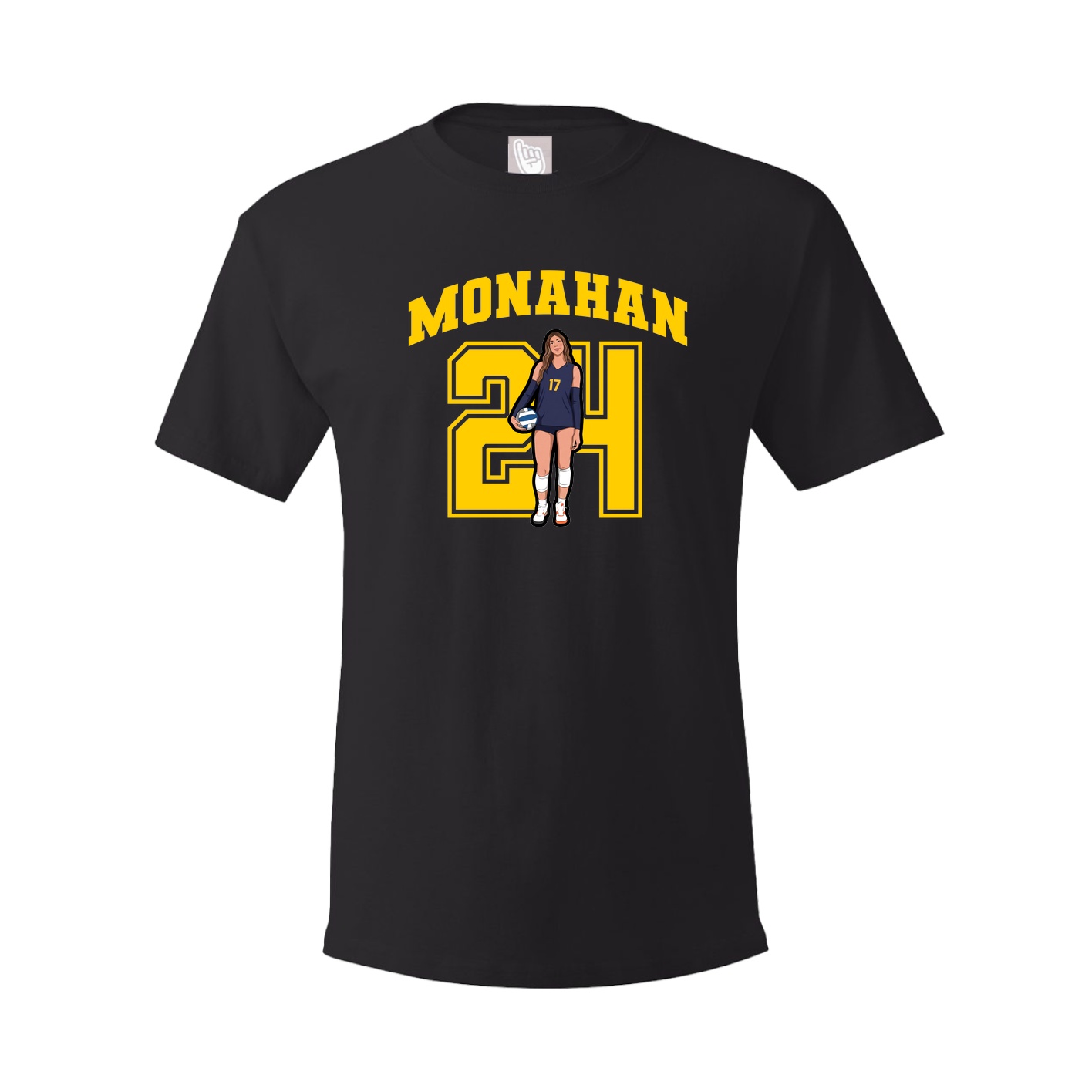 Youth Tee — Number in Black