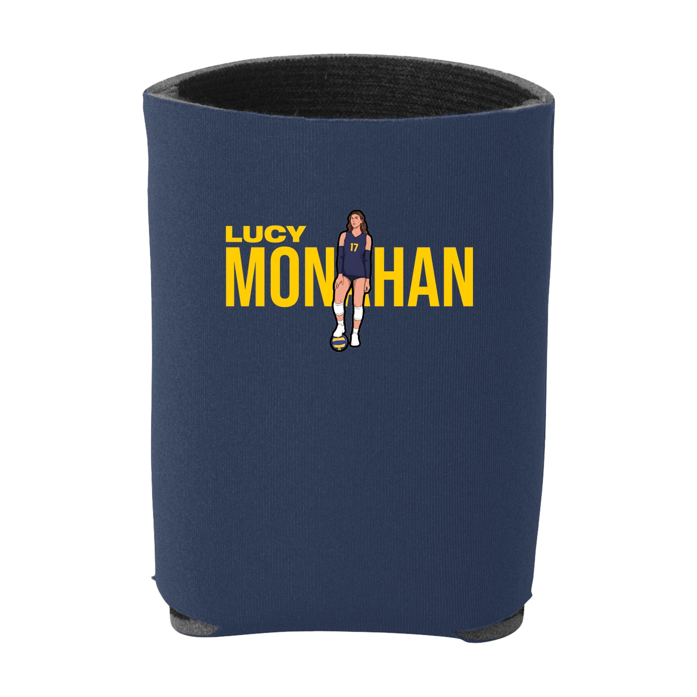 Can Holder — Player Name in Navy