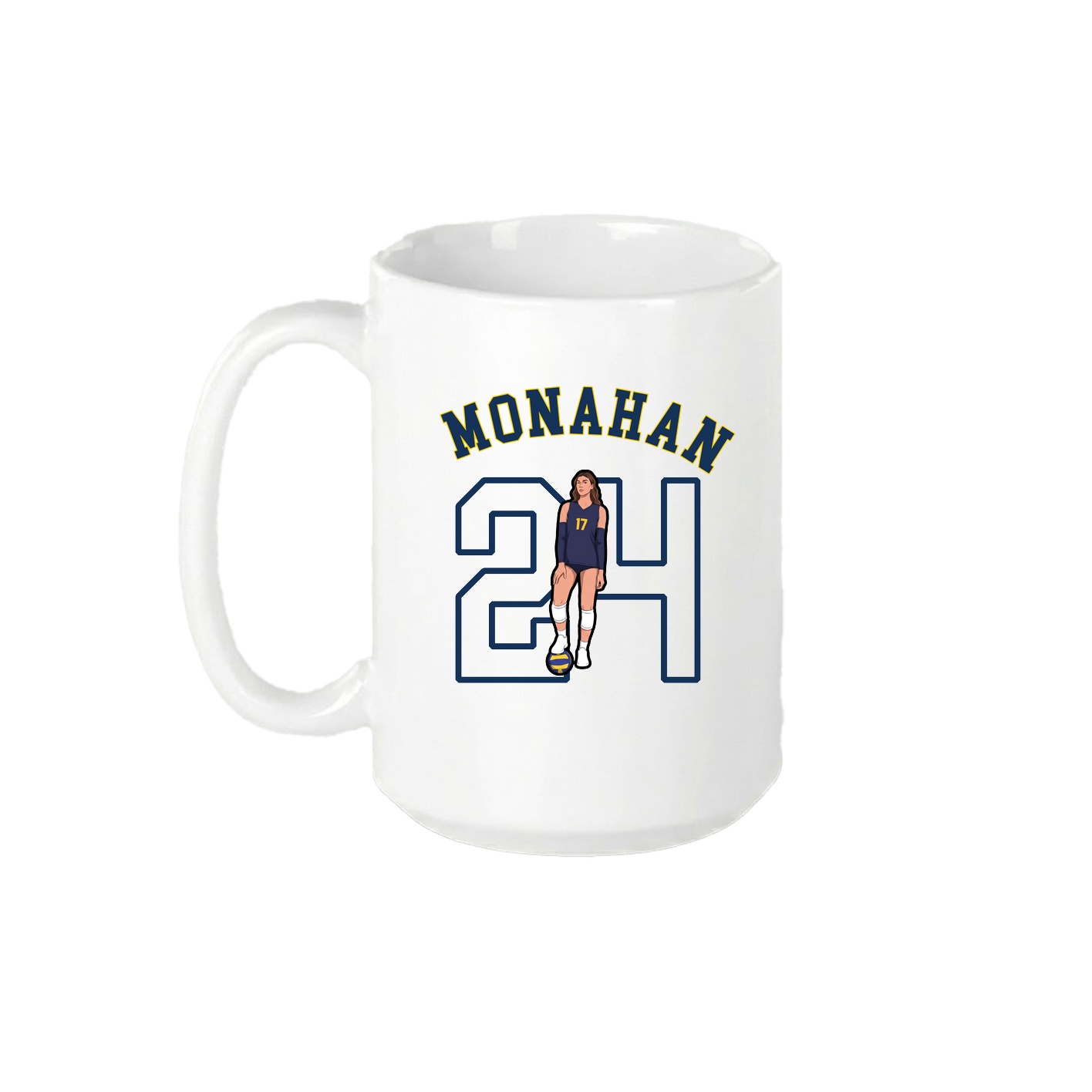 15oz Coffee Mug — Shirsey Arch in White