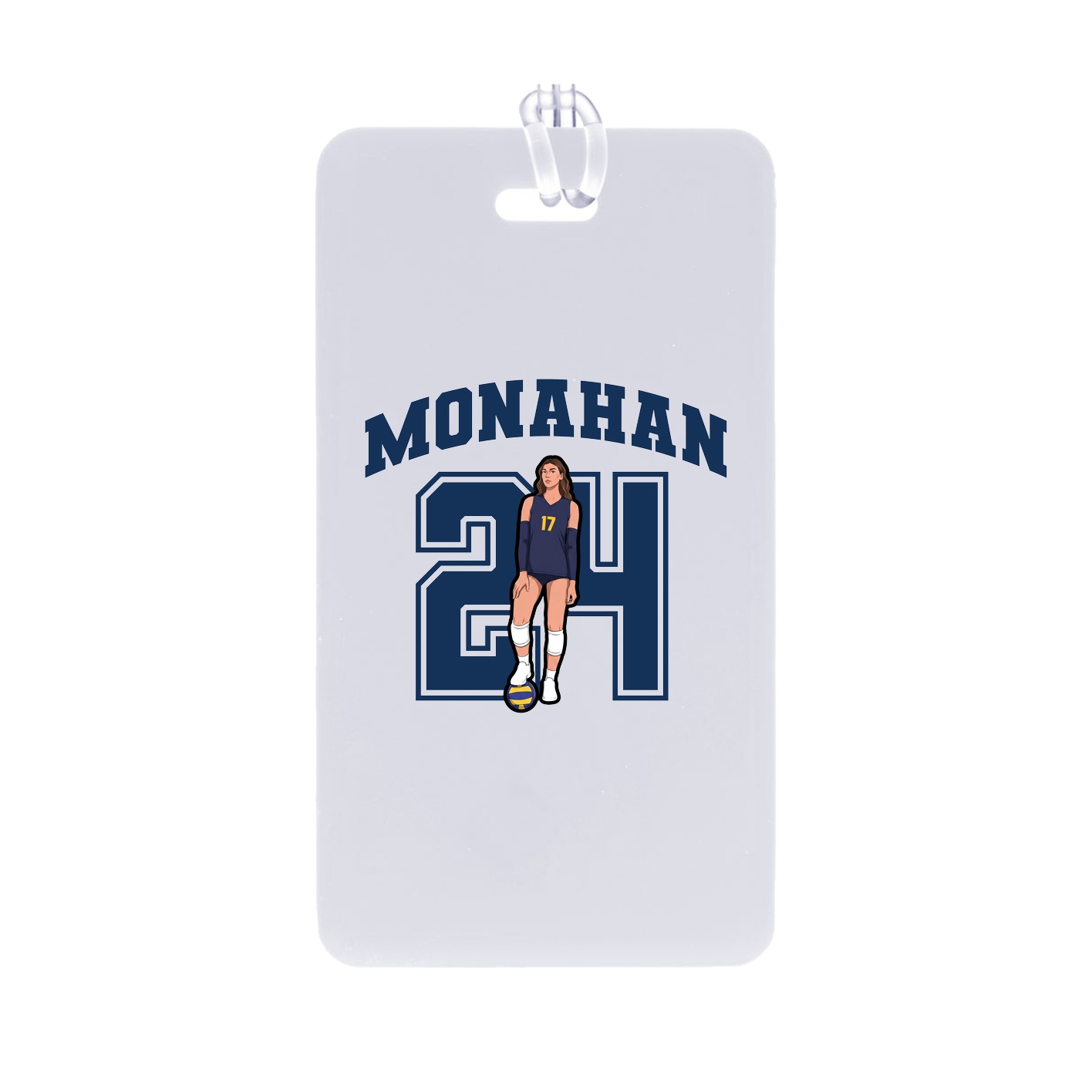 Bag Tag — Number in Classic