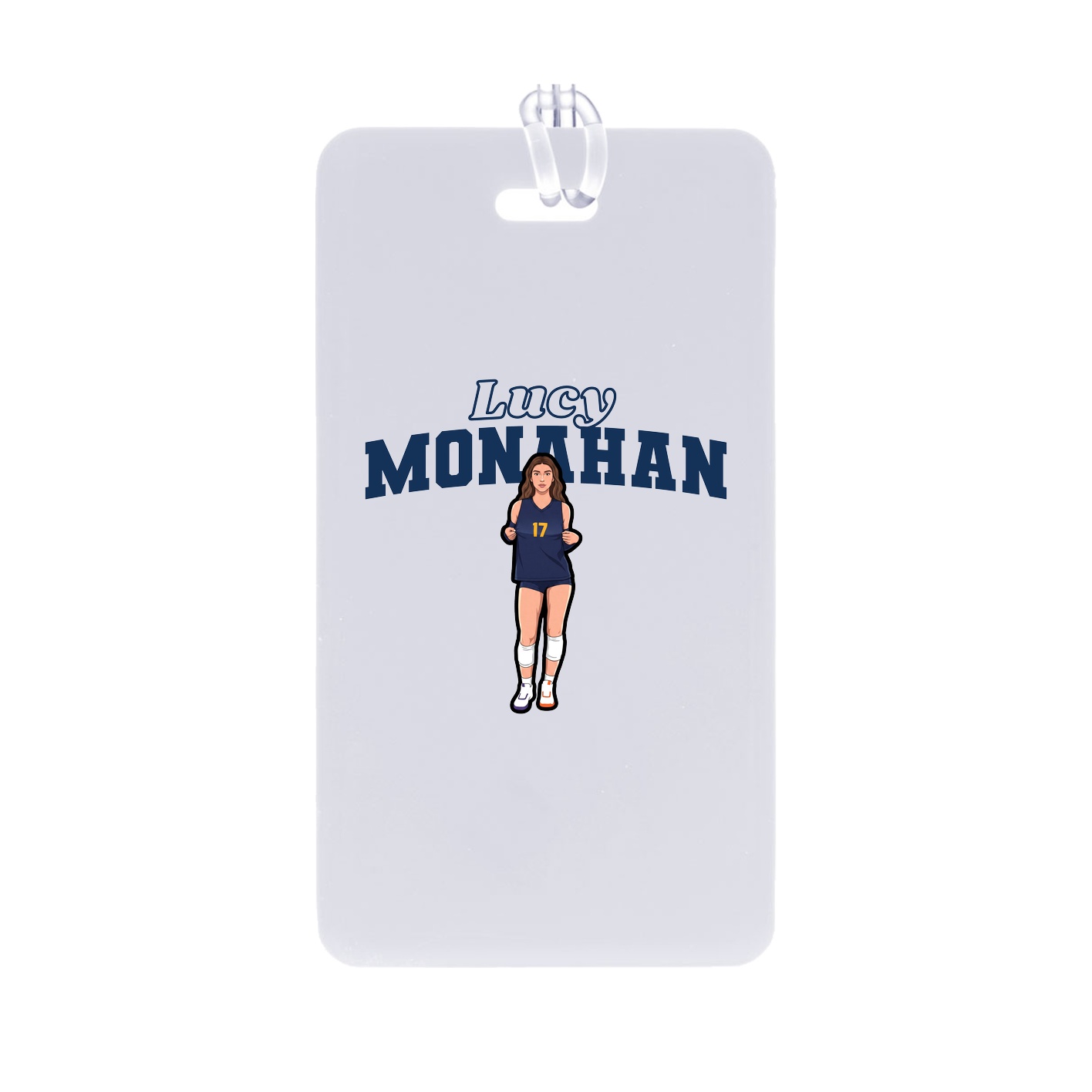 Bag Tag — Name Arch in Classic