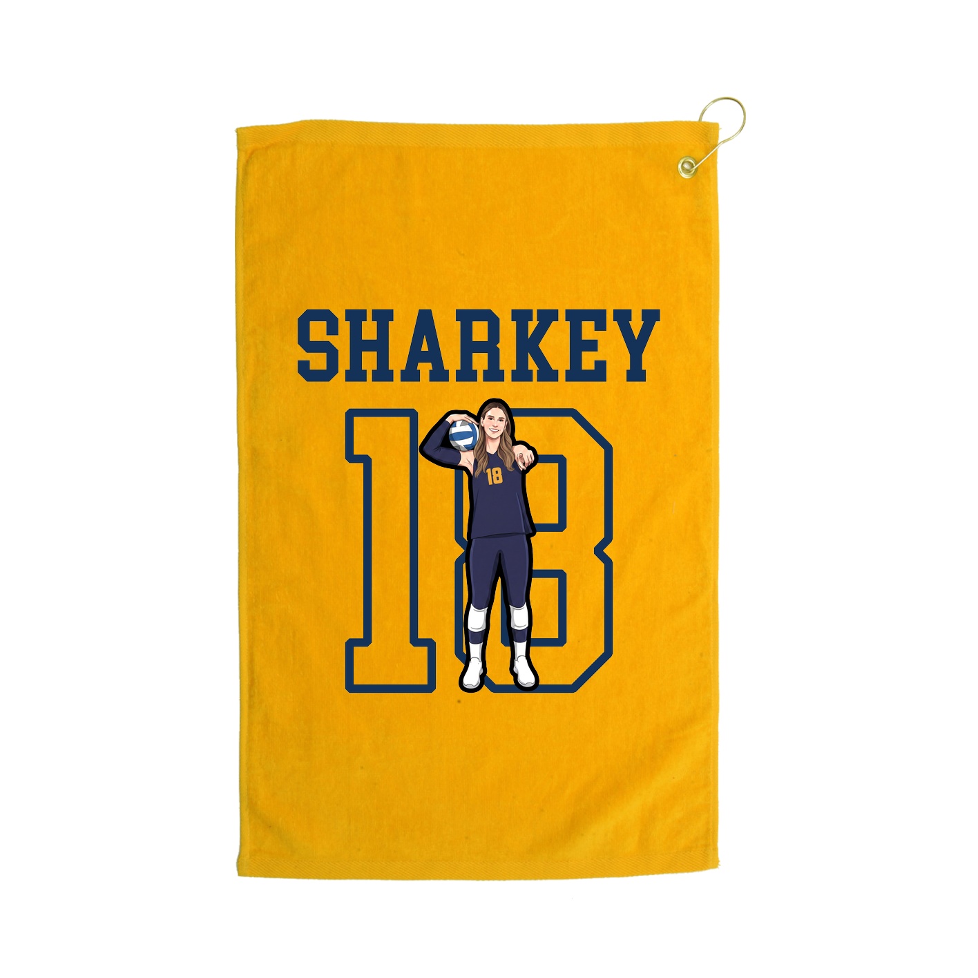 Golf Towel — Shirsey in Gold