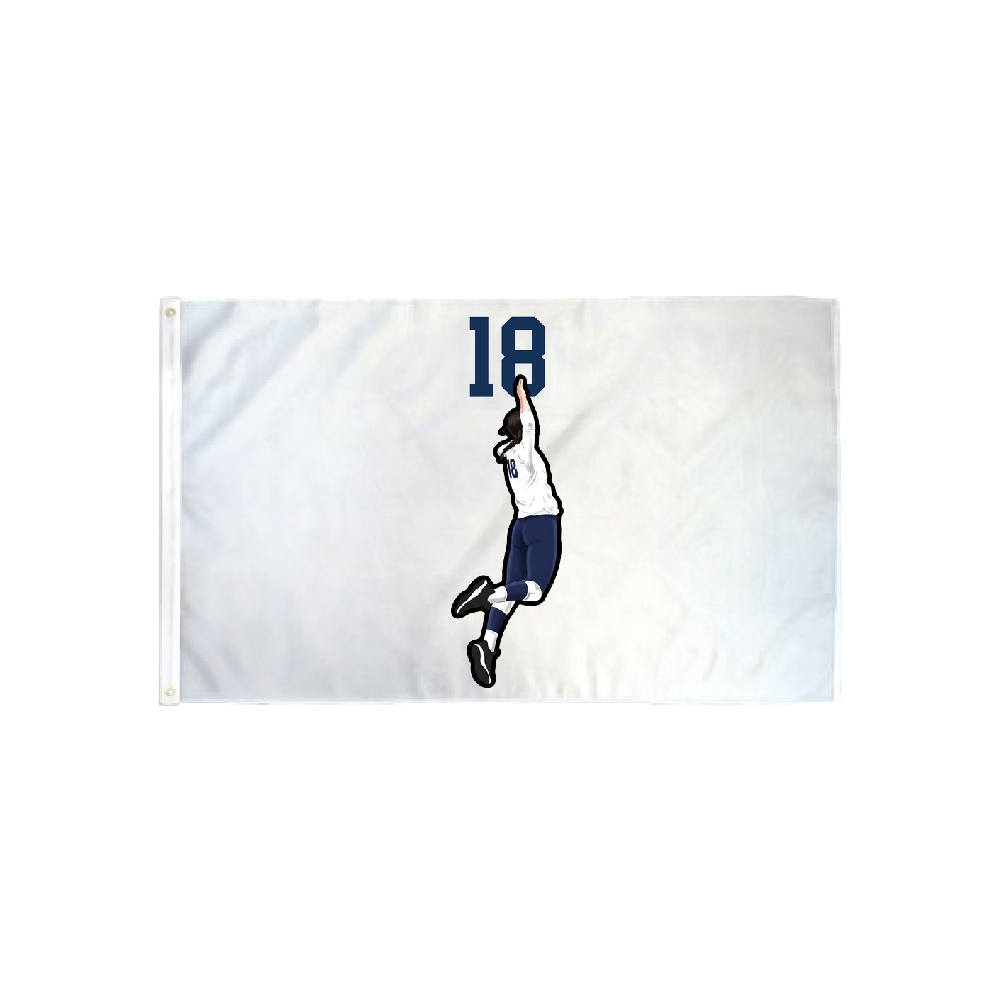 3x5 Flag — Number Top in Classic