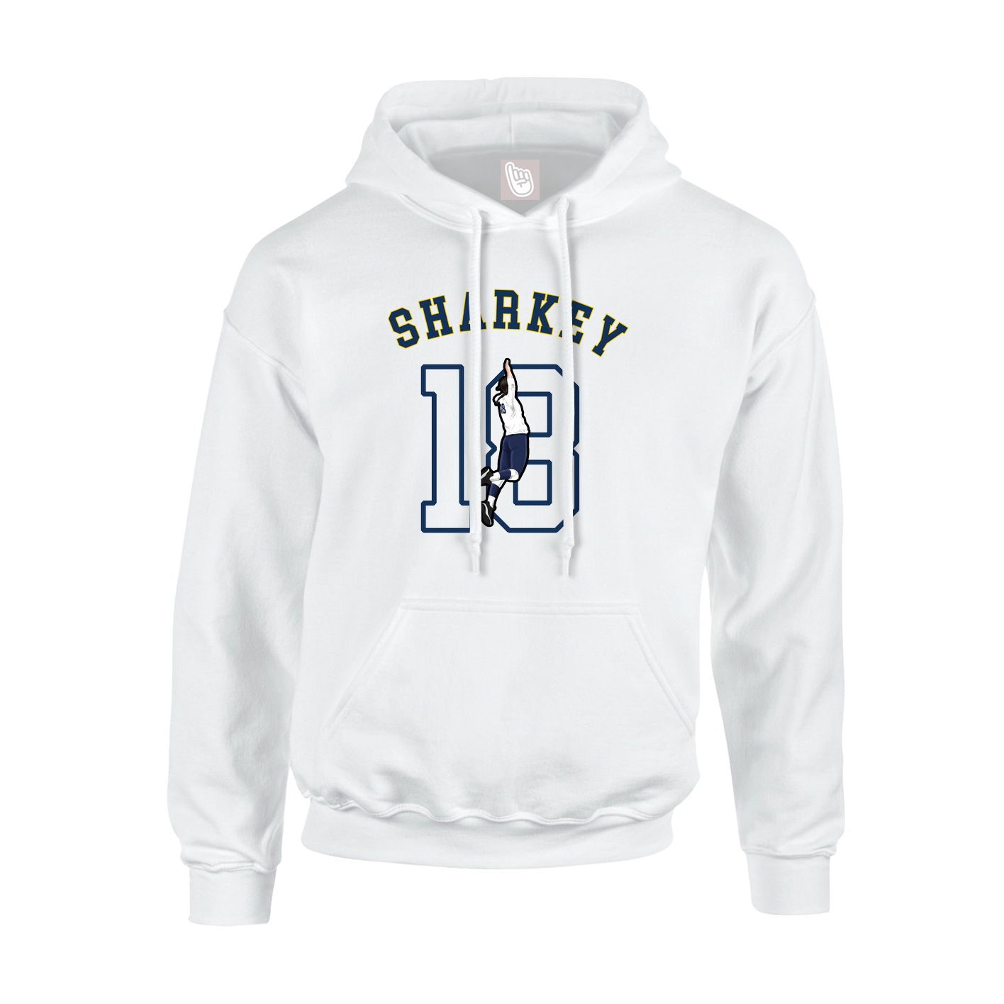 Hoodie — Shirsey Arch in White