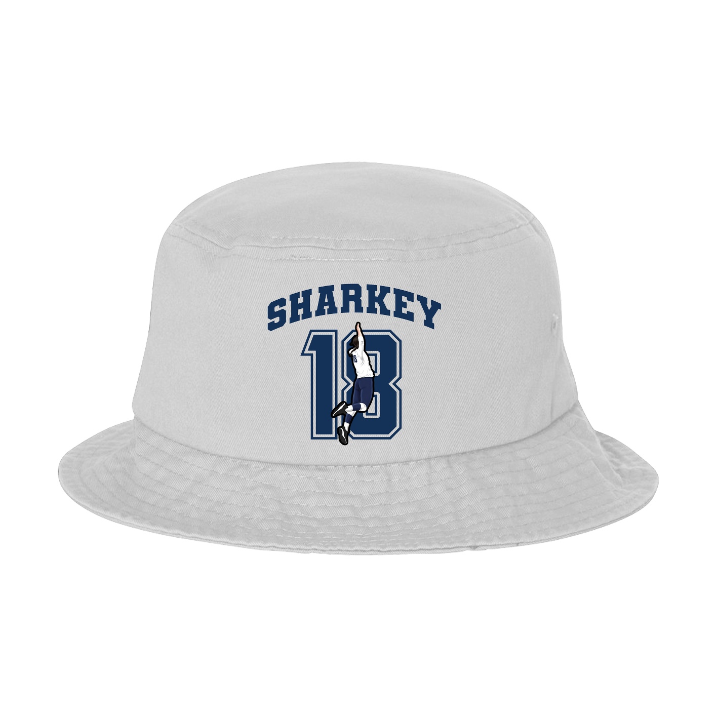 Bucket Cap — Number in White