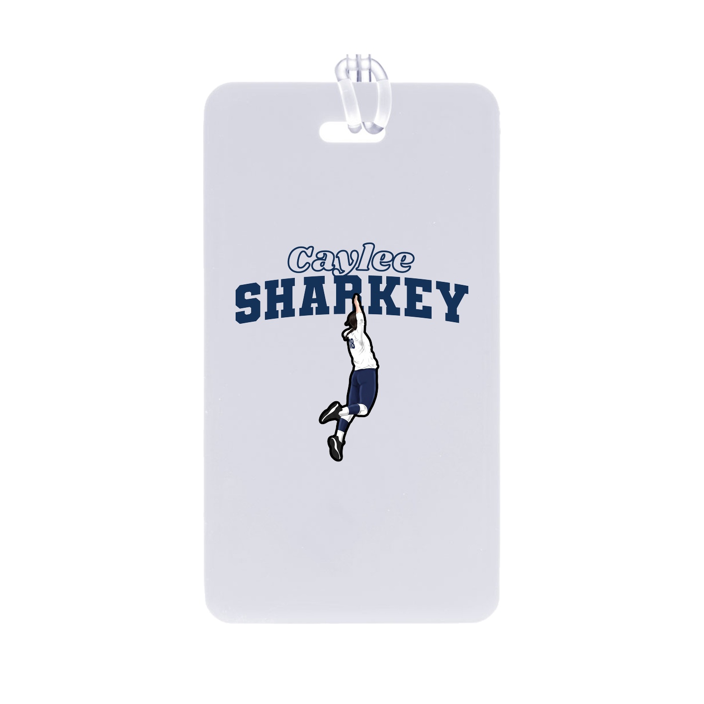 Bag Tag — Name Arch in Classic