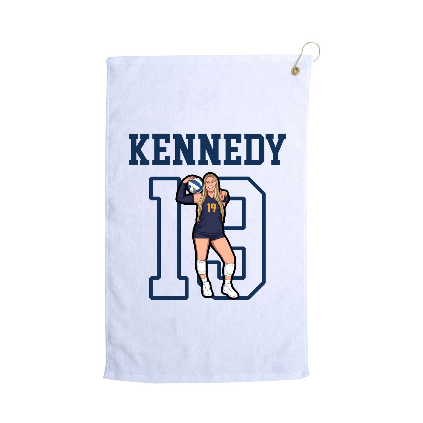 Golf Towel — Shirsey in White
