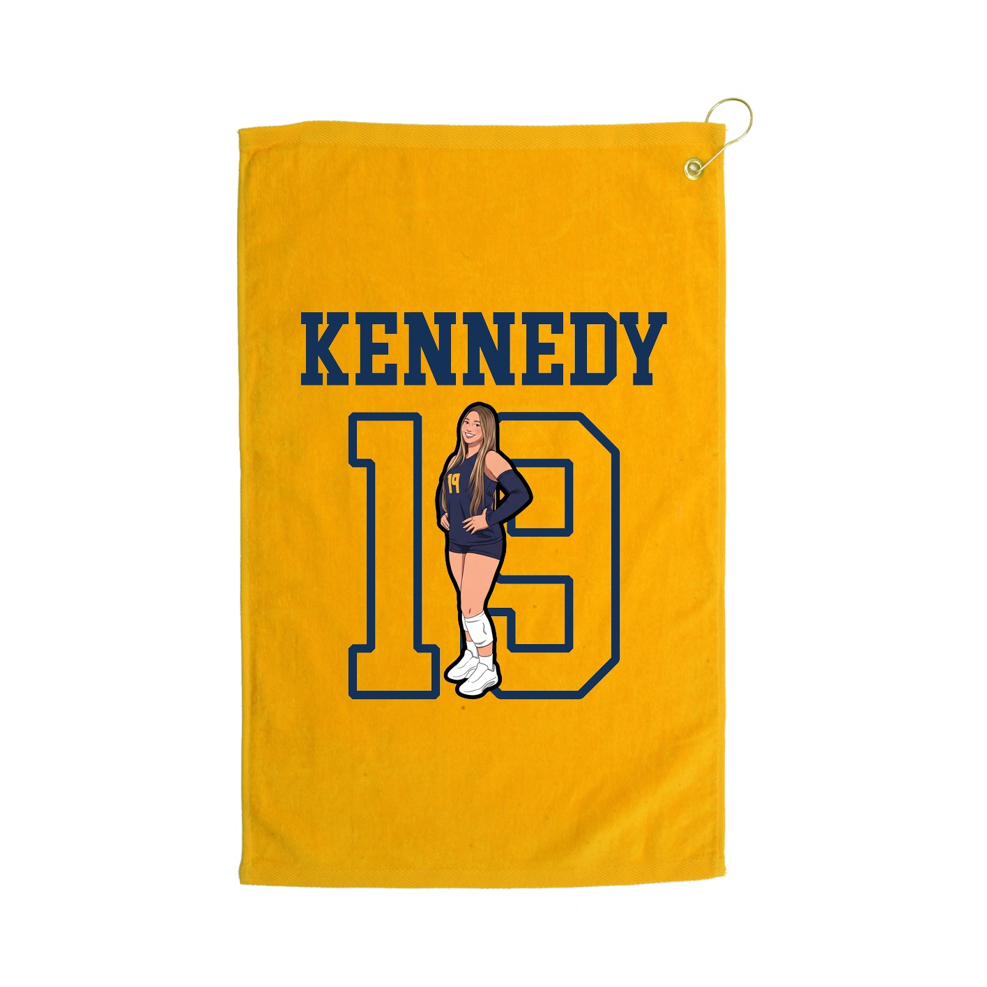 Golf Towel — Shirsey in Gold