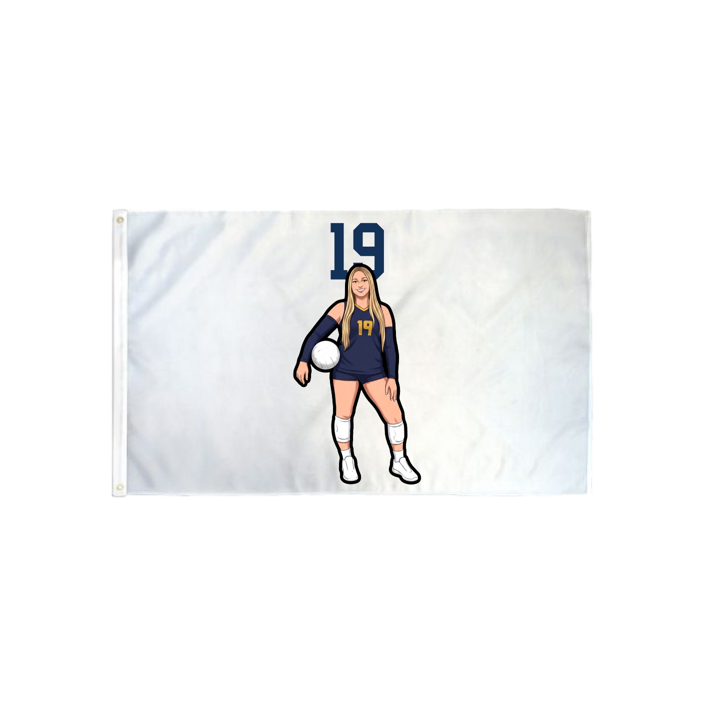 3x5 Flag — Number Top in Classic