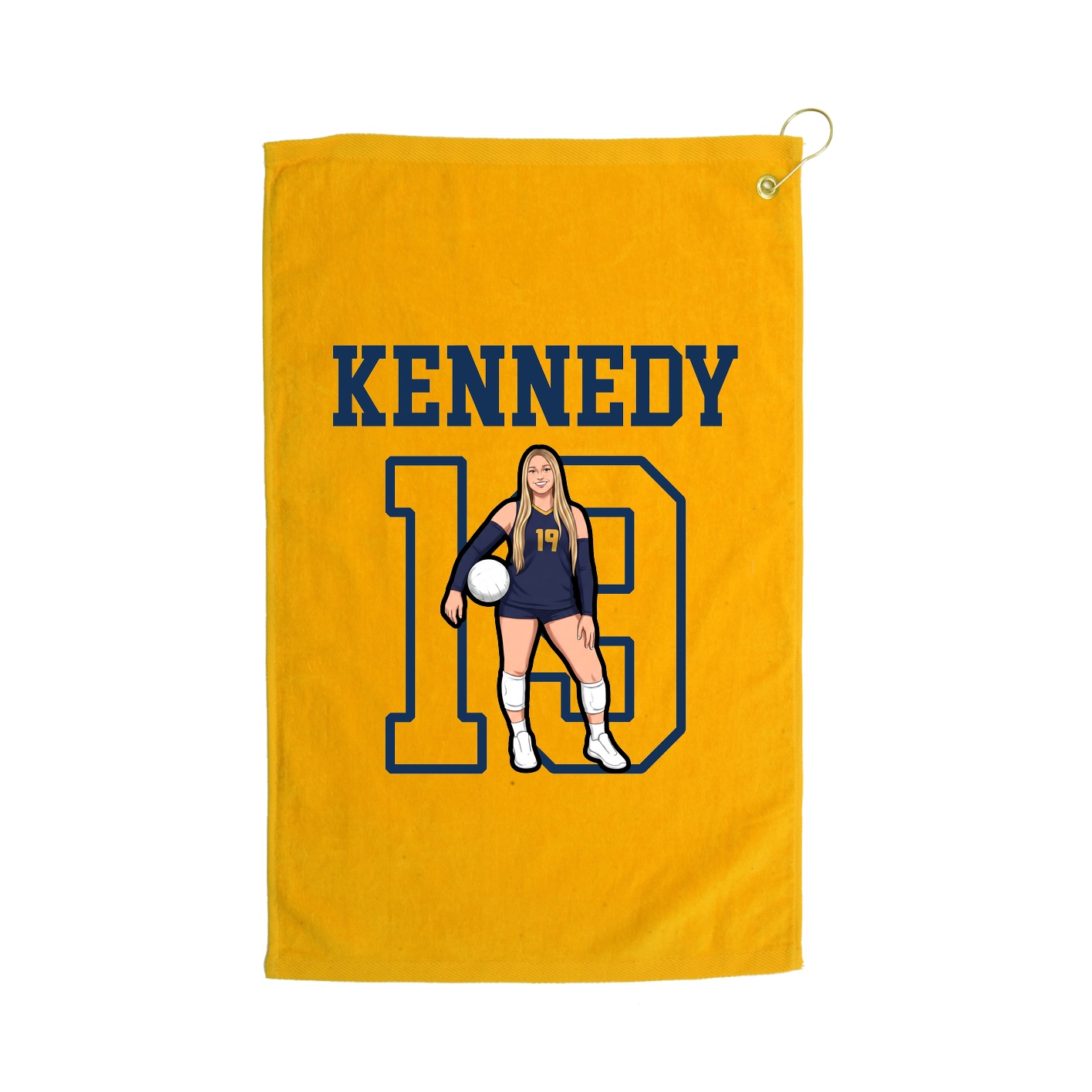 Golf Towel — Shirsey in Gold