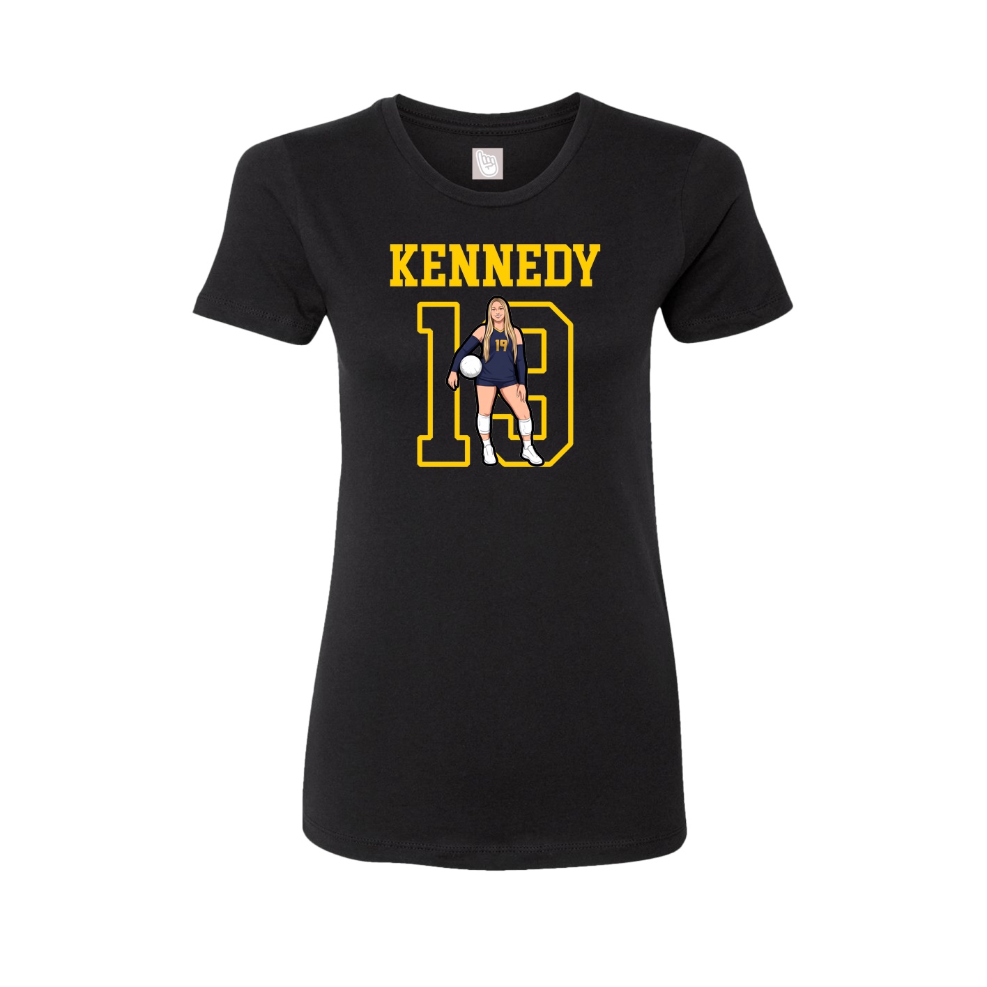 Fitted Women's Tee — Shirsey in Black
