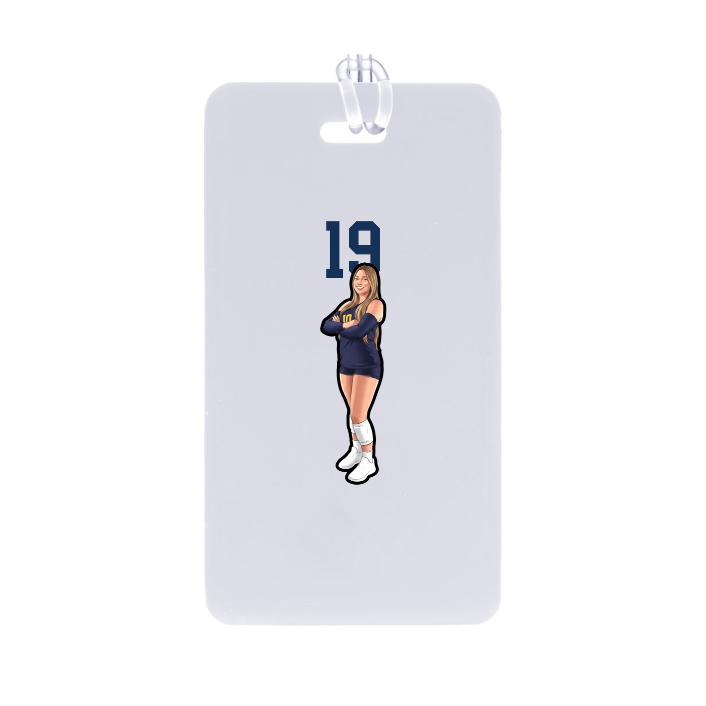 Bag Tag — Number Top in Classic
