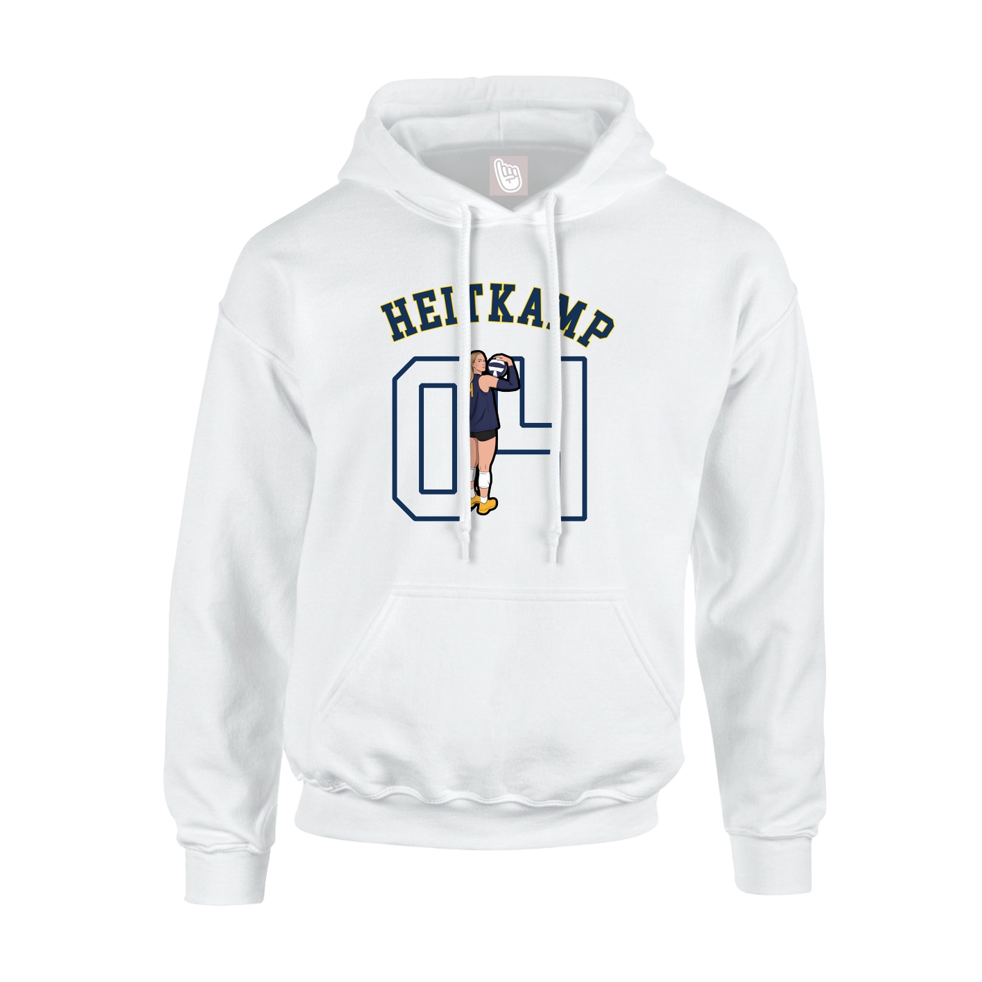 Youth Hoodie — Shirsey Arch in White