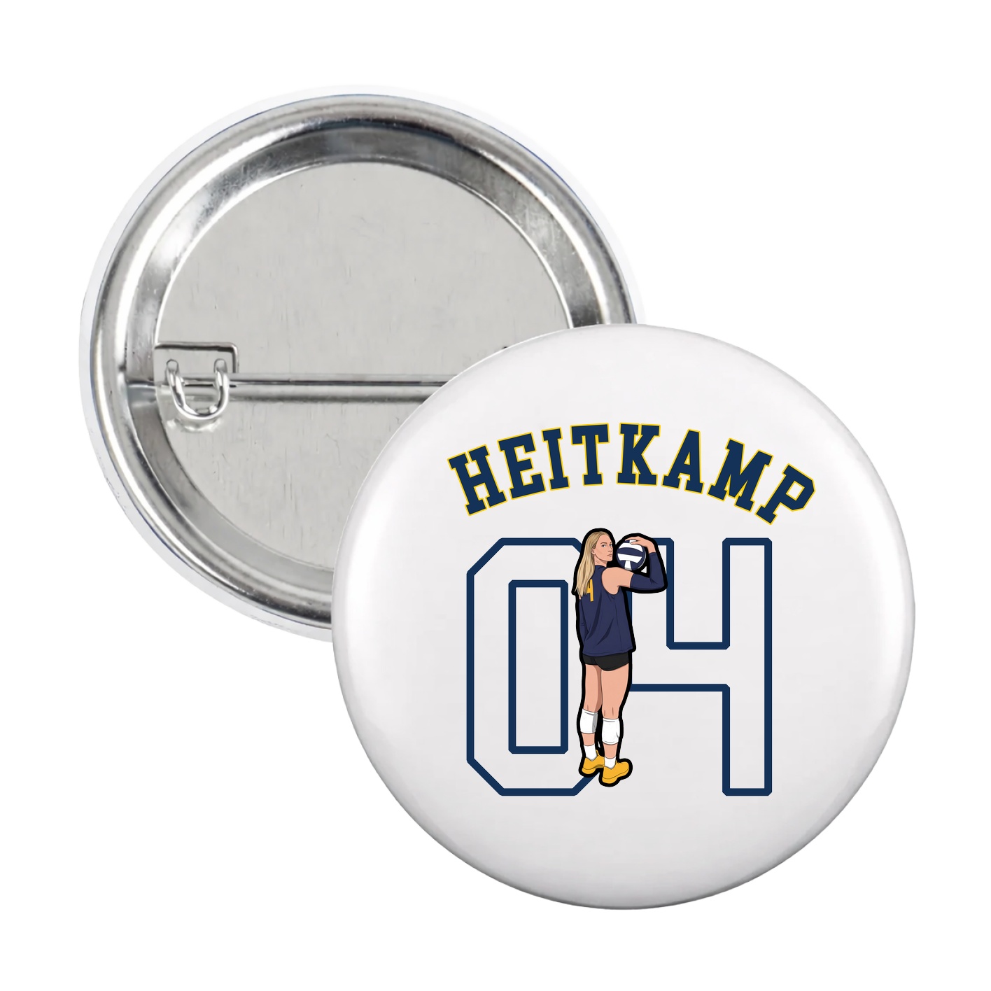 Game Day Button — Shirsey Arch in White