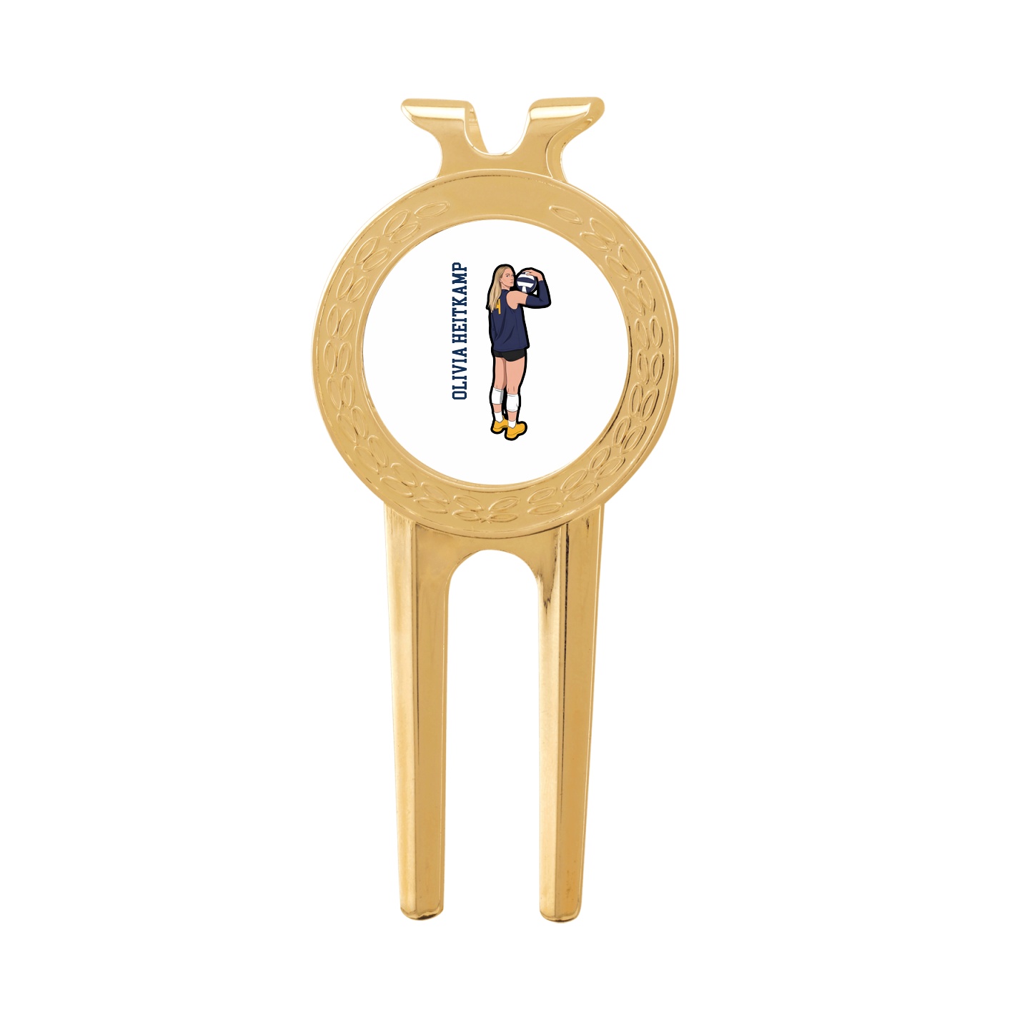 Divot Tool with Ball Marker — Name Vertical in Classic