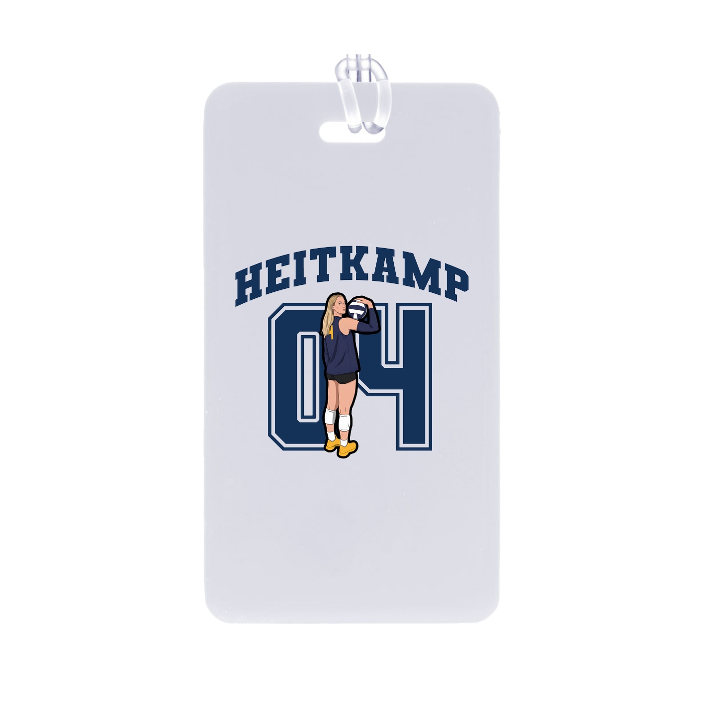Bag Tag — Number in Classic