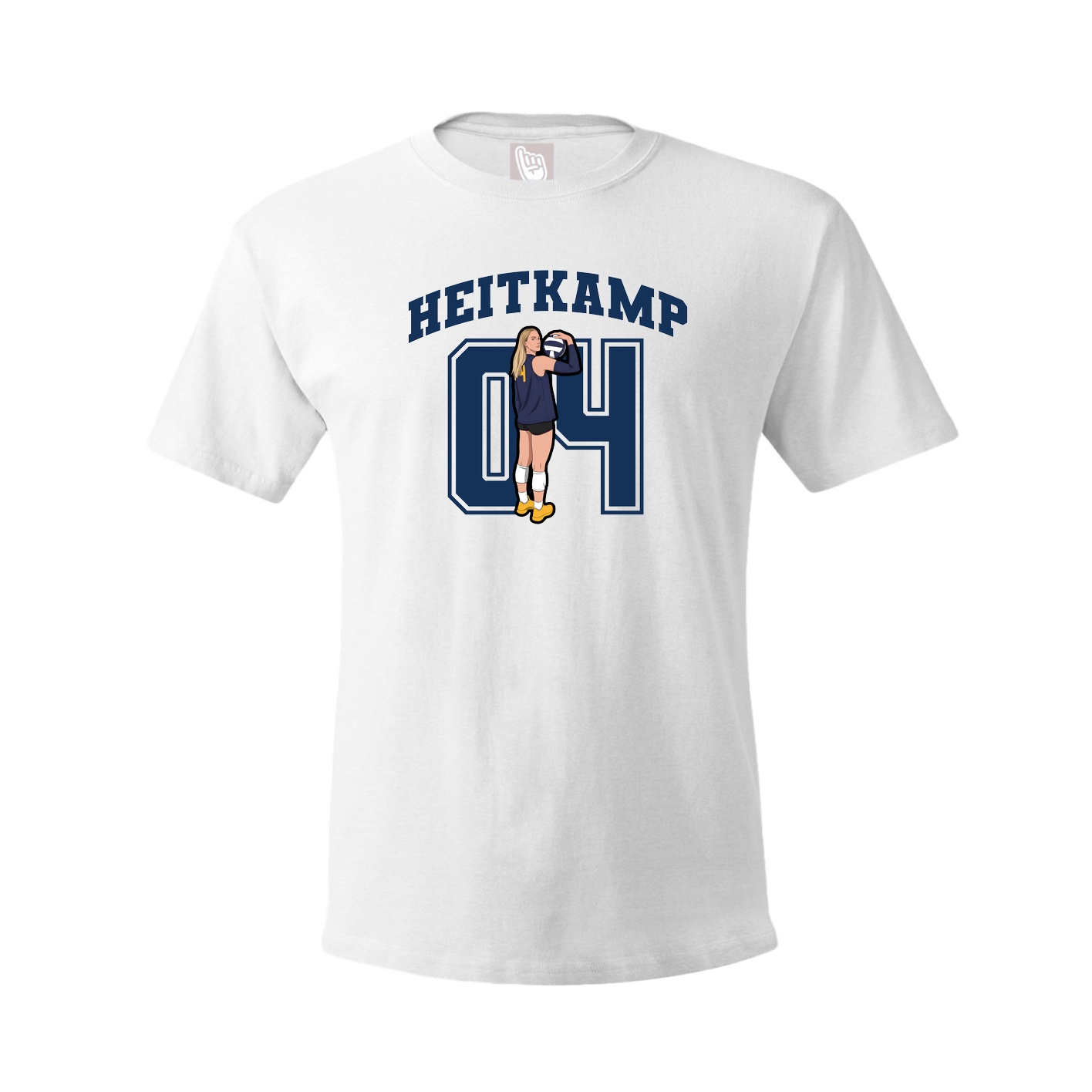 Tee — Number in White