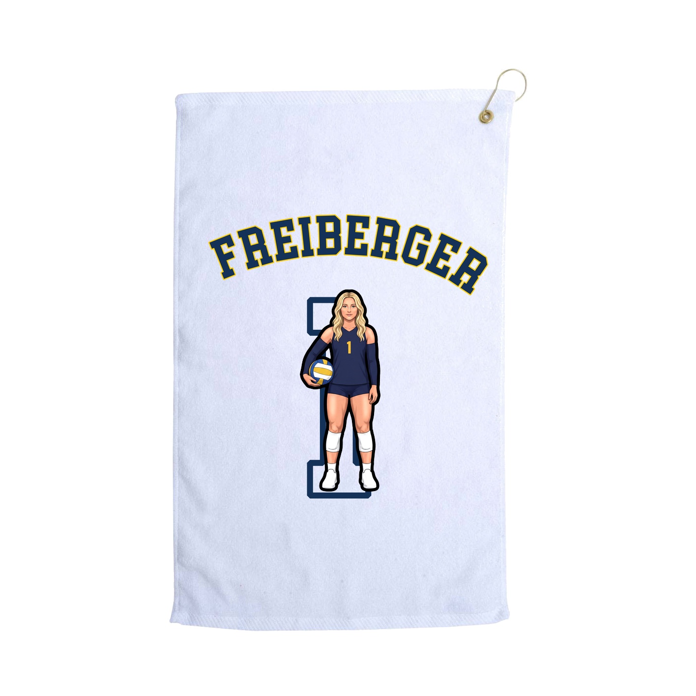 Golf Towel — Shirsey Arch in White