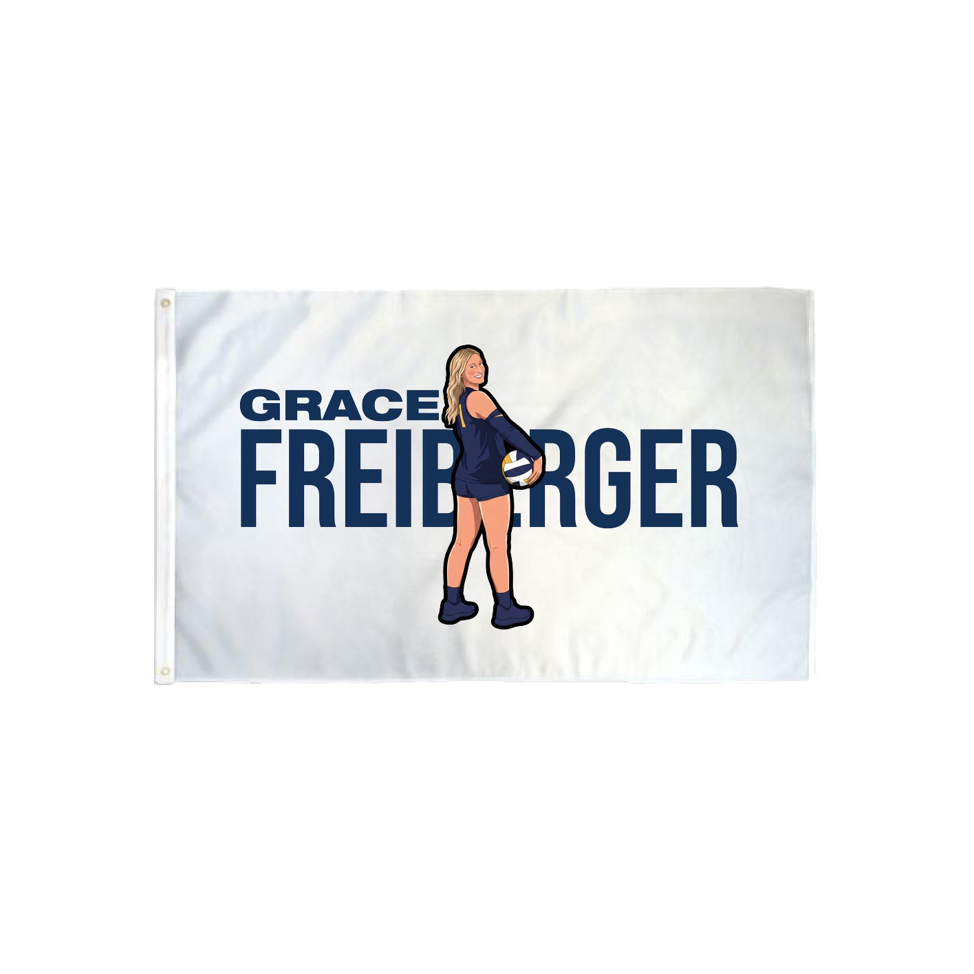 3x5 Flag — Player Name in Classic