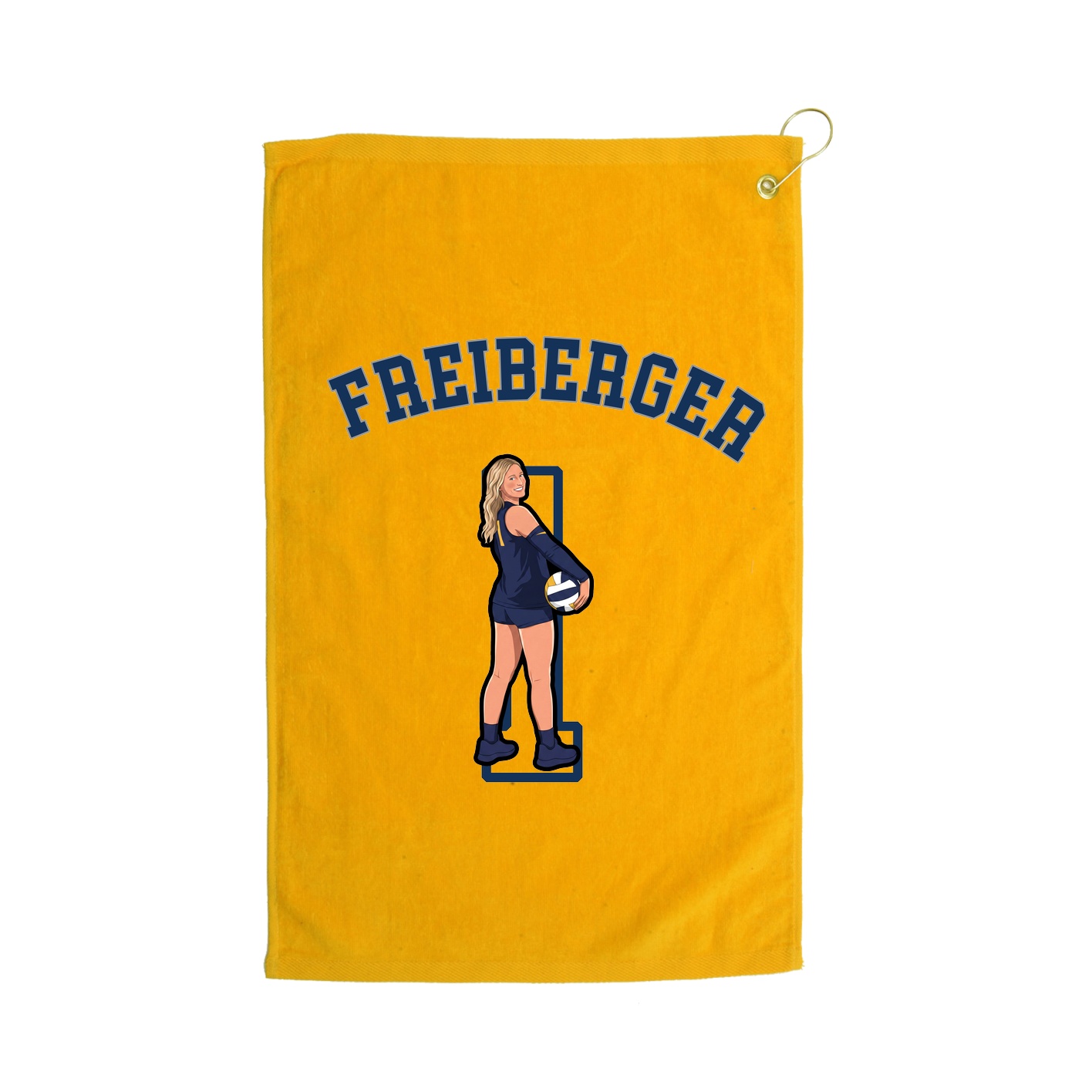 Golf Towel — Shirsey Arch in Gold