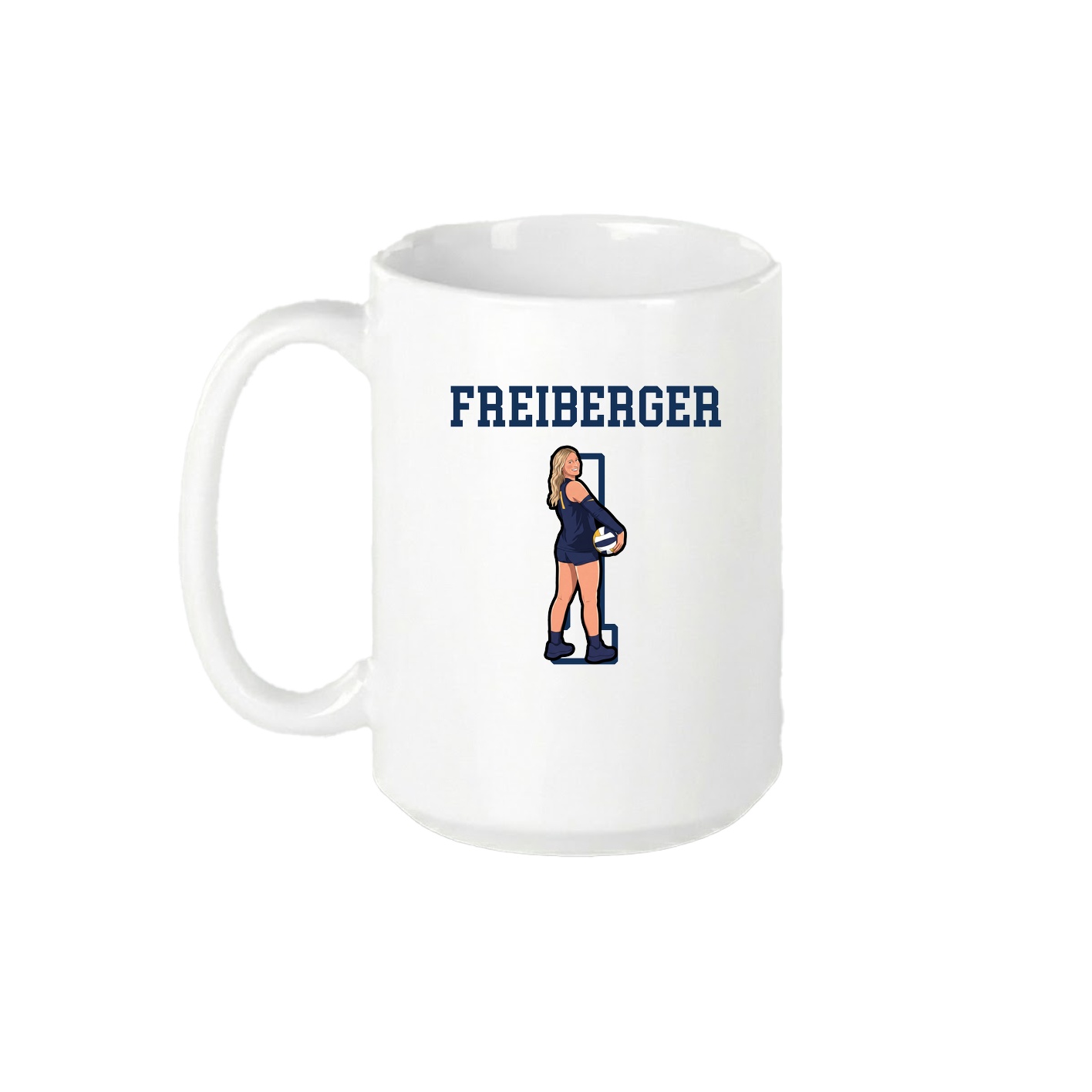 15oz Coffee Mug — Shirsey in White